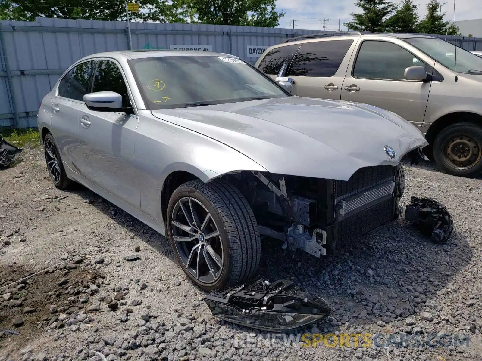 1 Photograph of a damaged car WBA5R7C54KAJ83229 BMW 3 SERIES 2019