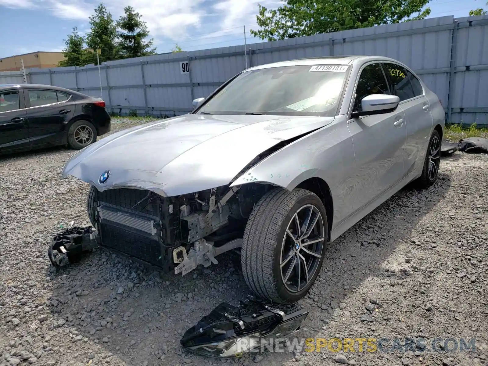 2 Photograph of a damaged car WBA5R7C54KAJ83229 BMW 3 SERIES 2019