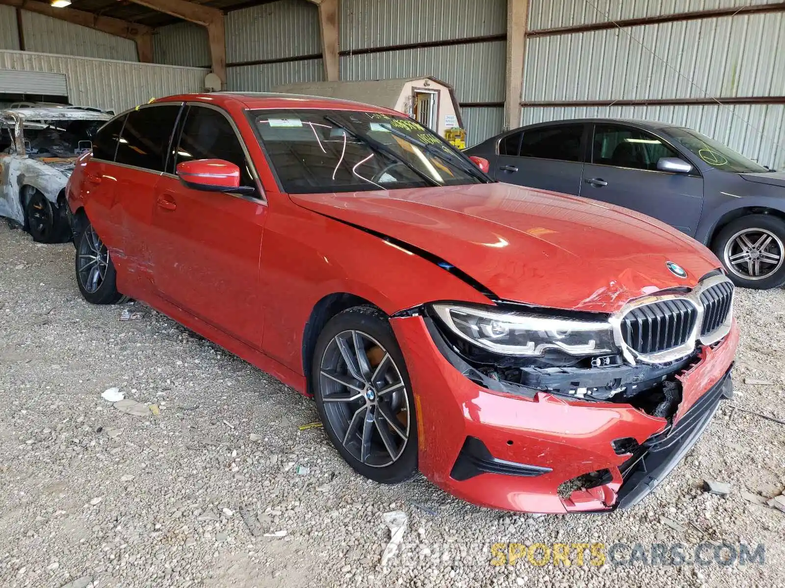 1 Photograph of a damaged car WBA5R7C54KAJ85661 BMW 3 SERIES 2019