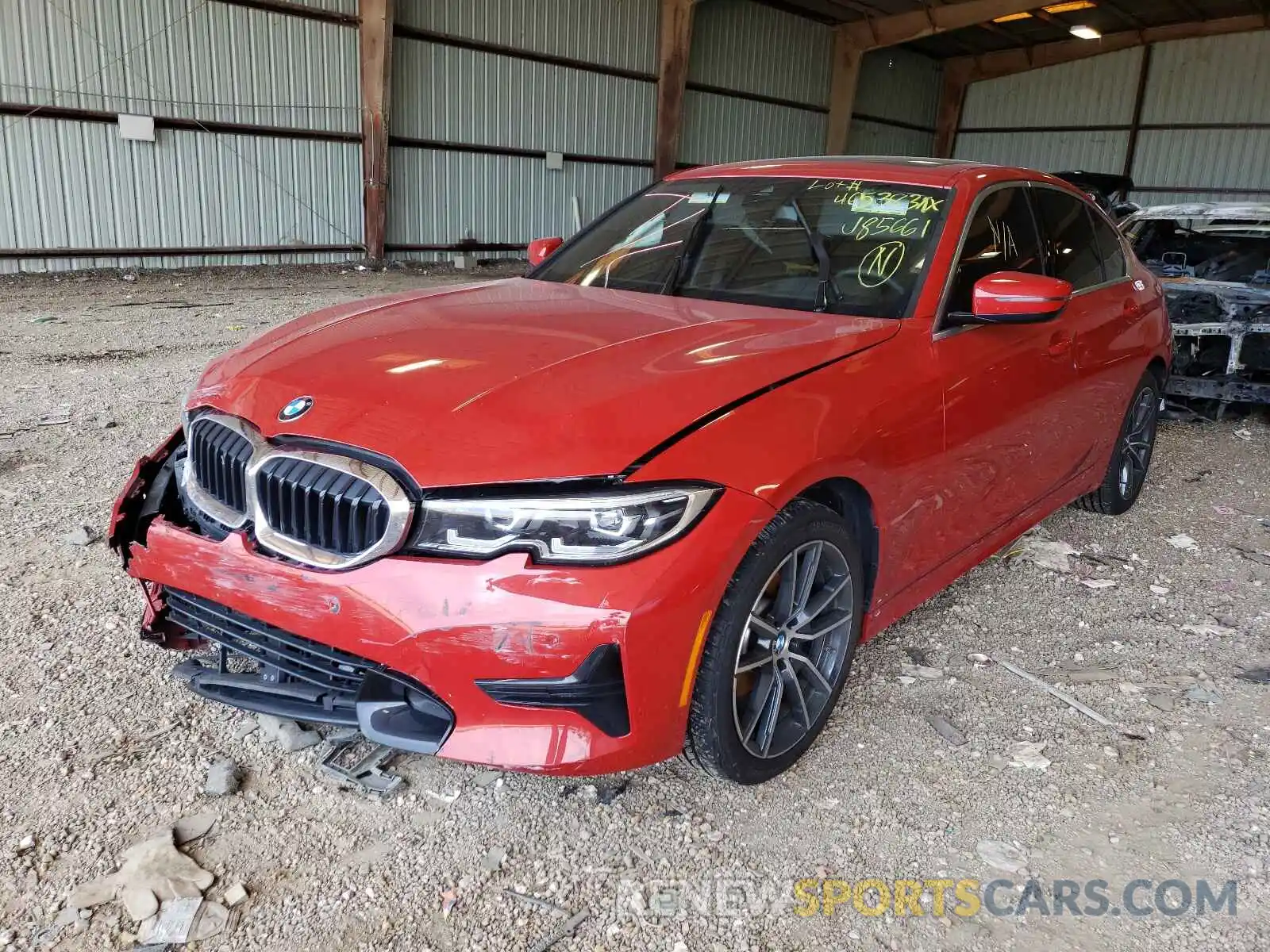 2 Photograph of a damaged car WBA5R7C54KAJ85661 BMW 3 SERIES 2019