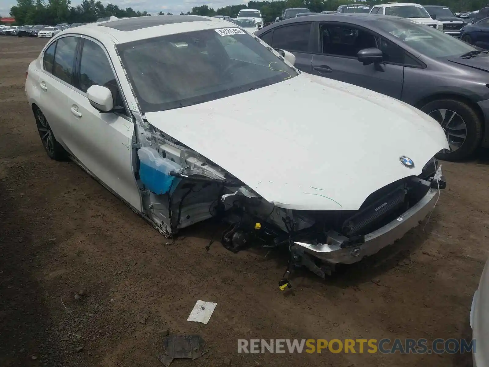 1 Photograph of a damaged car WBA5R7C54KAJ87295 BMW 3 SERIES 2019