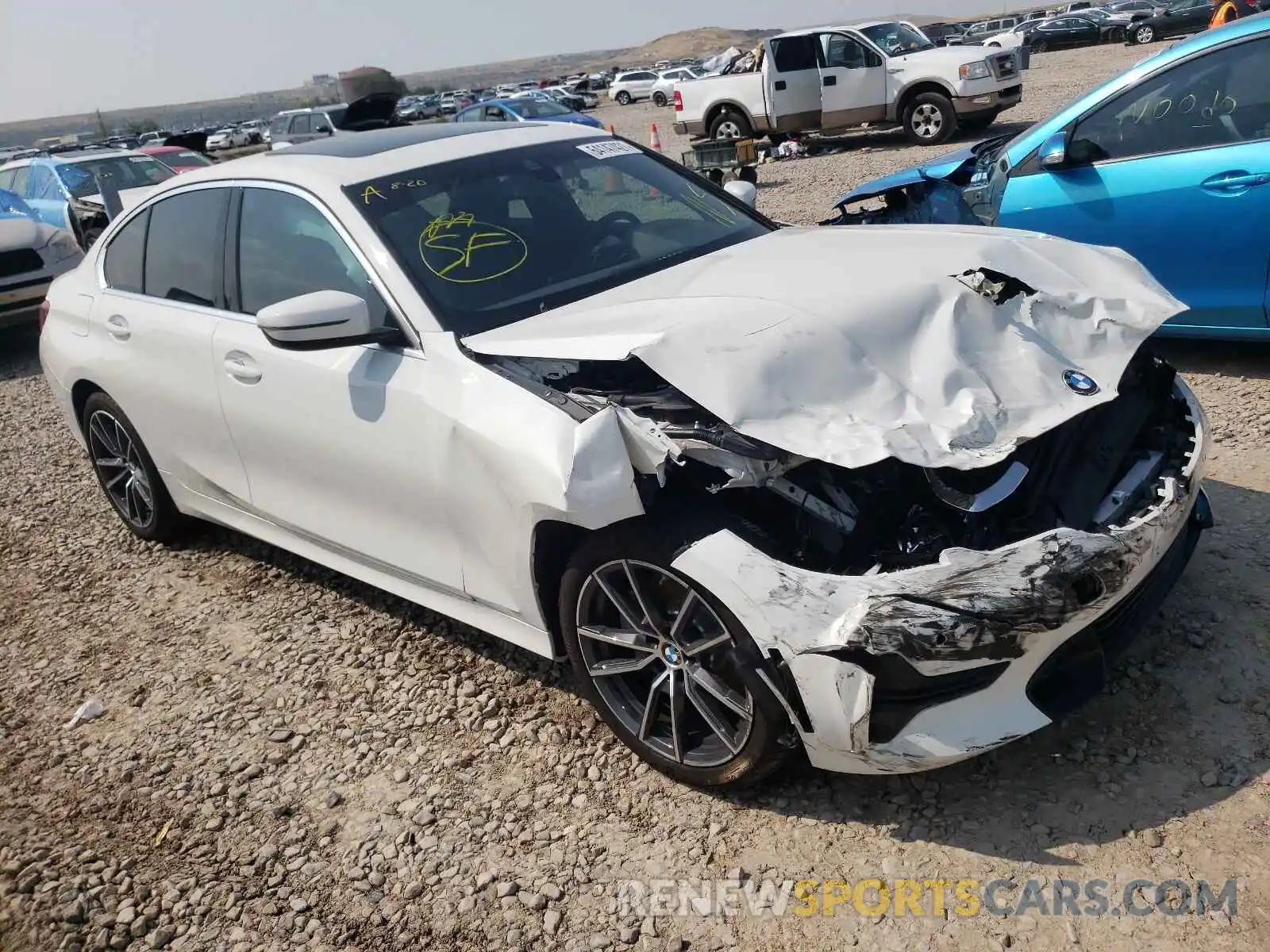 1 Photograph of a damaged car WBA5R7C54KFH02916 BMW 3 SERIES 2019