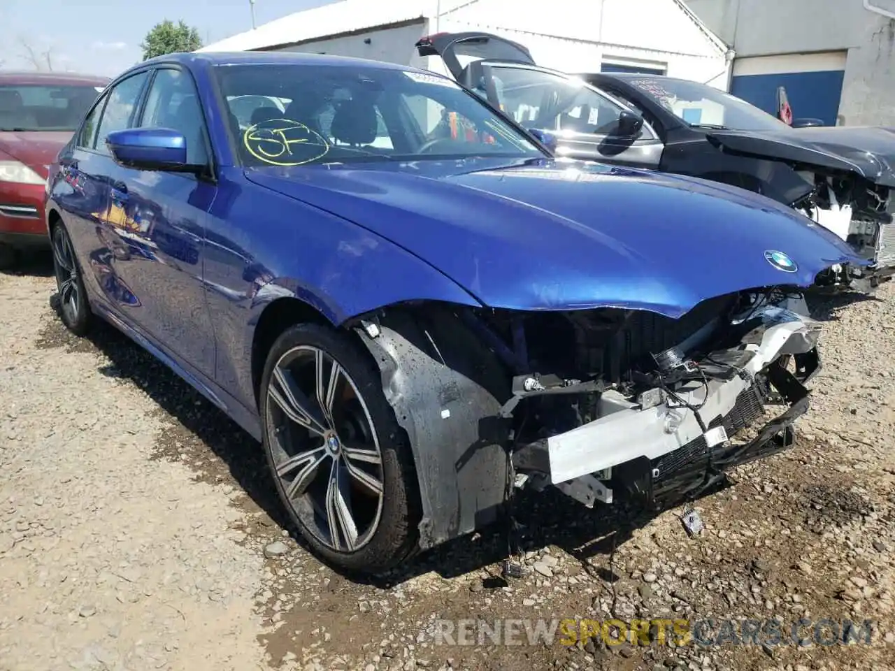 1 Photograph of a damaged car WBA5R7C54KFH12152 BMW 3 SERIES 2019