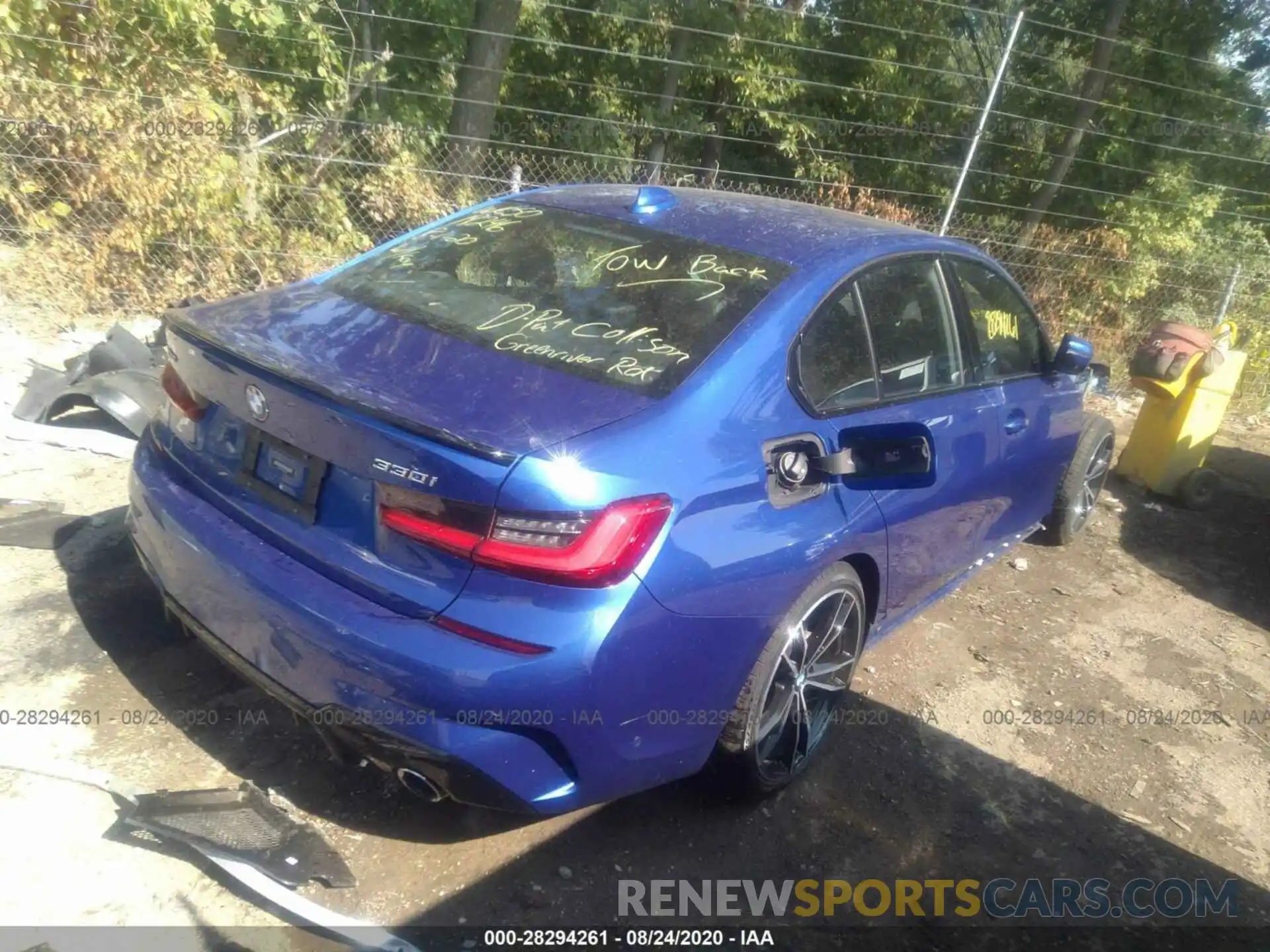 4 Photograph of a damaged car WBA5R7C55KAJ78427 BMW 3 SERIES 2019