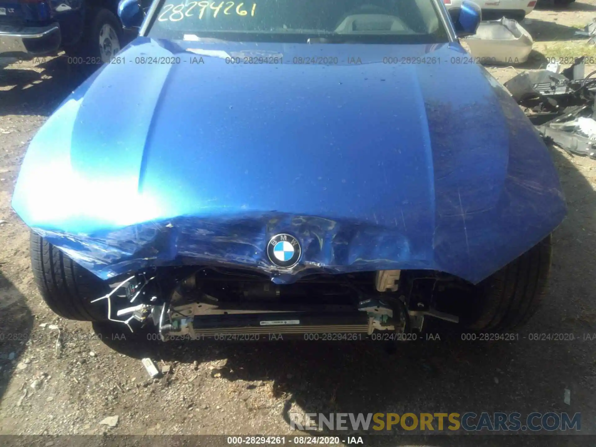 6 Photograph of a damaged car WBA5R7C55KAJ78427 BMW 3 SERIES 2019