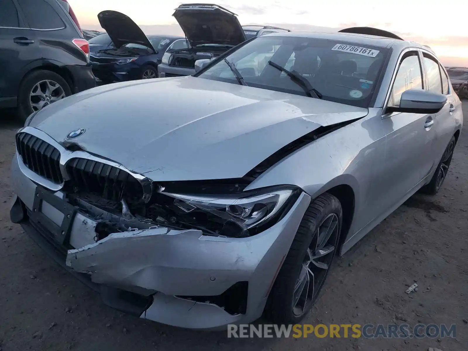 2 Photograph of a damaged car WBA5R7C55KAJ79724 BMW 3 SERIES 2019