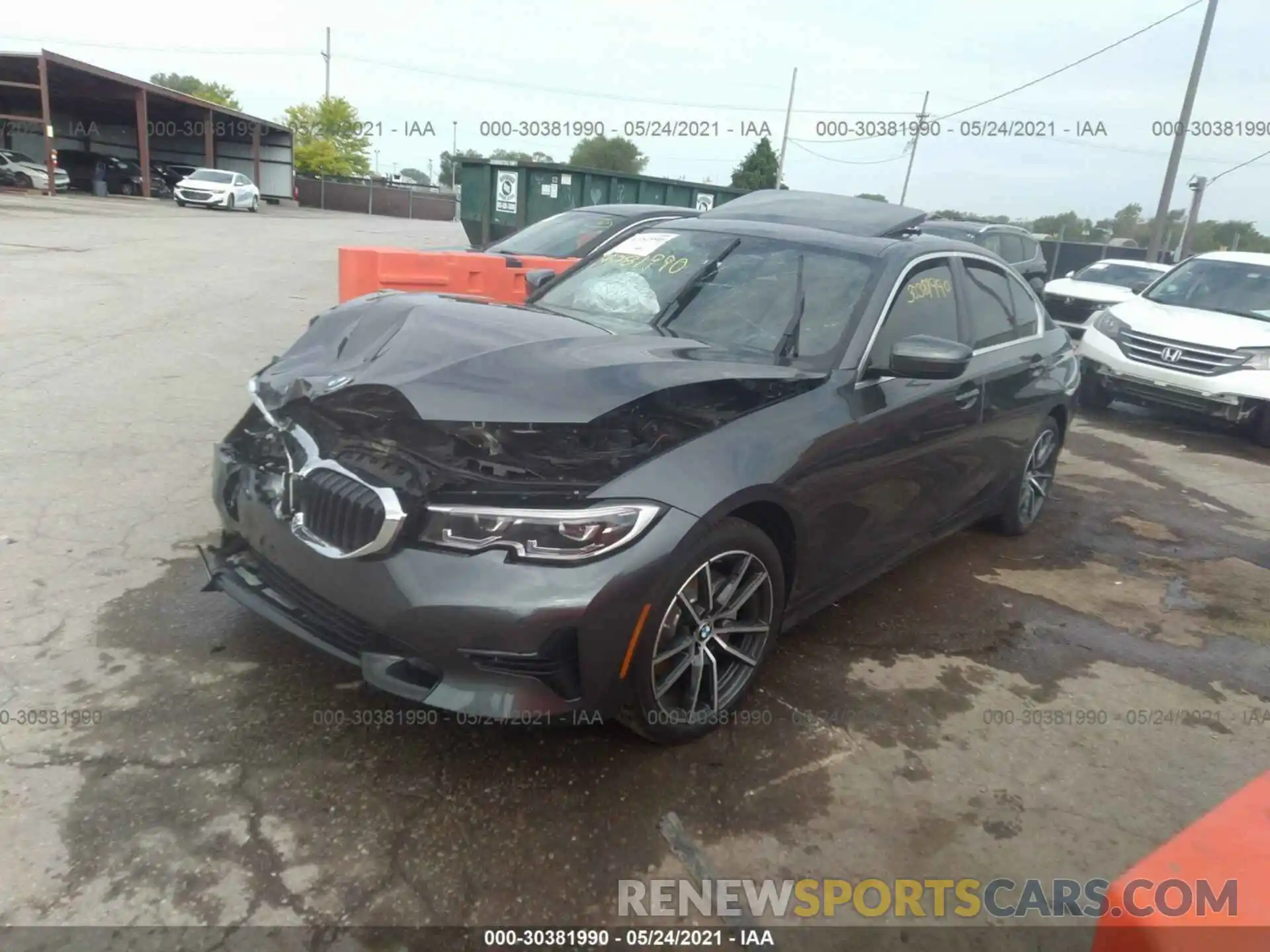 2 Photograph of a damaged car WBA5R7C55KAJ82428 BMW 3 SERIES 2019