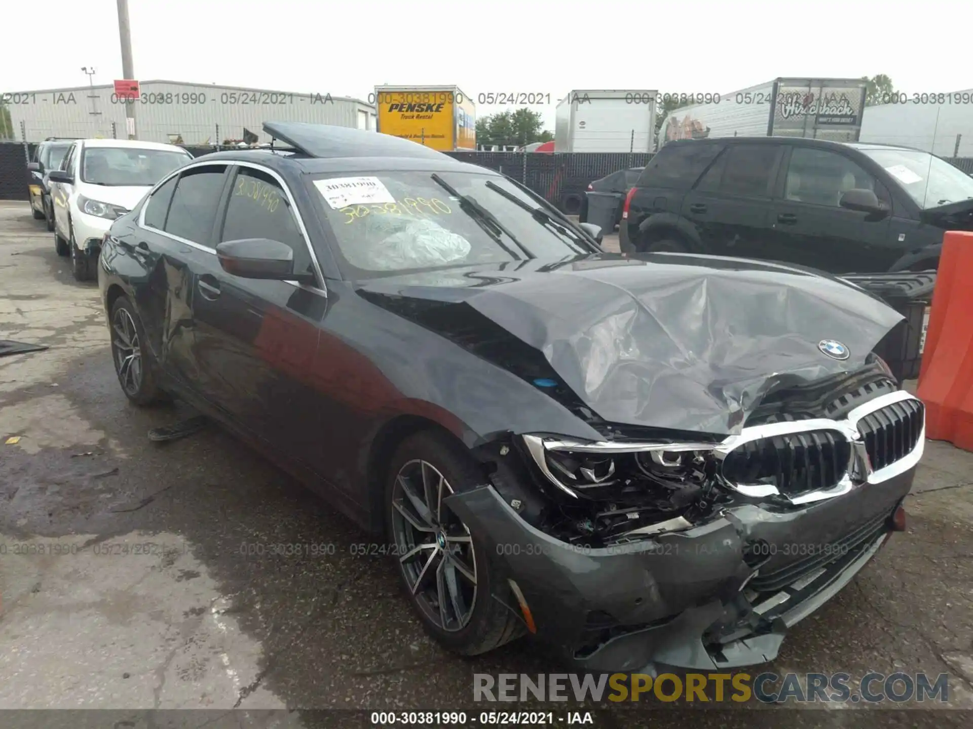 6 Photograph of a damaged car WBA5R7C55KAJ82428 BMW 3 SERIES 2019