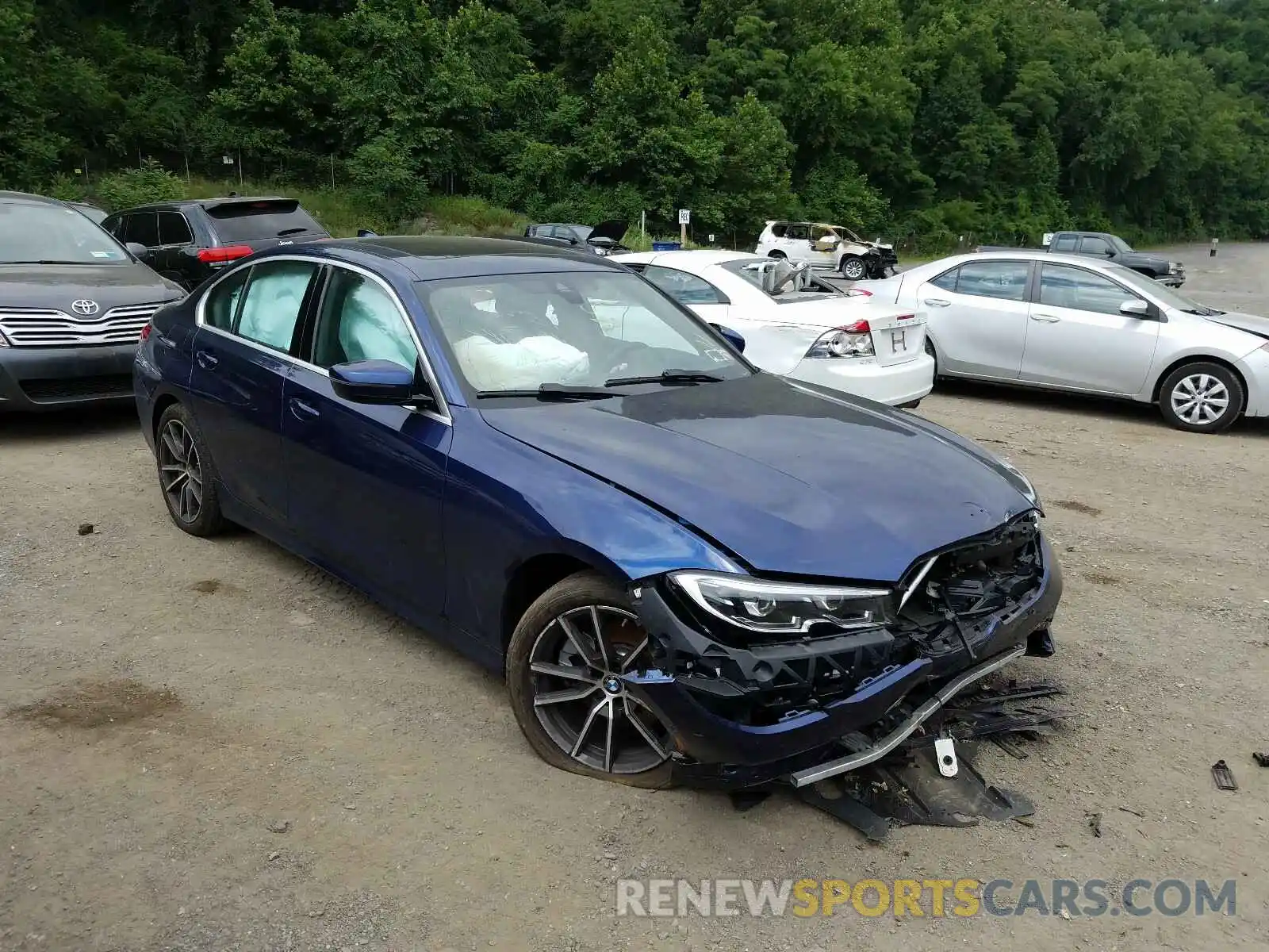 1 Photograph of a damaged car WBA5R7C55KAJ83790 BMW 3 SERIES 2019