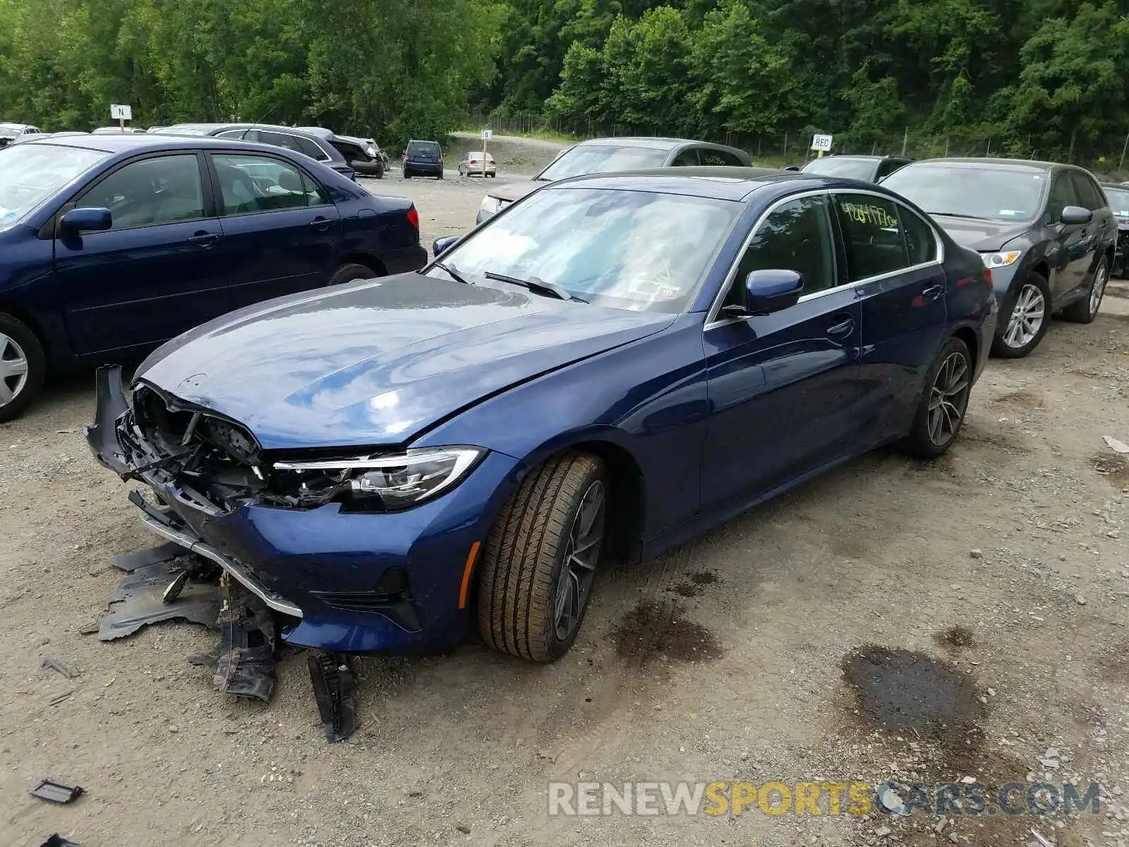 2 Photograph of a damaged car WBA5R7C55KAJ83790 BMW 3 SERIES 2019