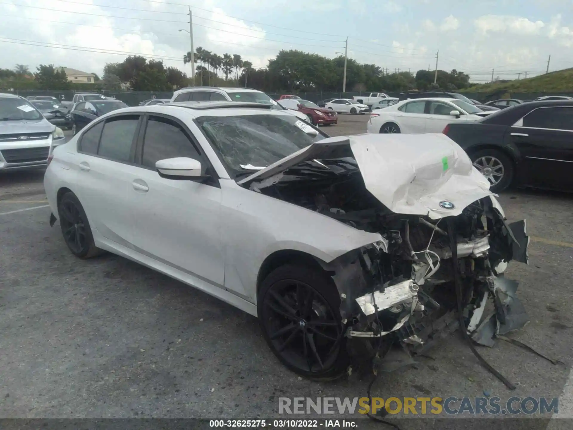 1 Photograph of a damaged car WBA5R7C55KAJ85443 BMW 3 SERIES 2019