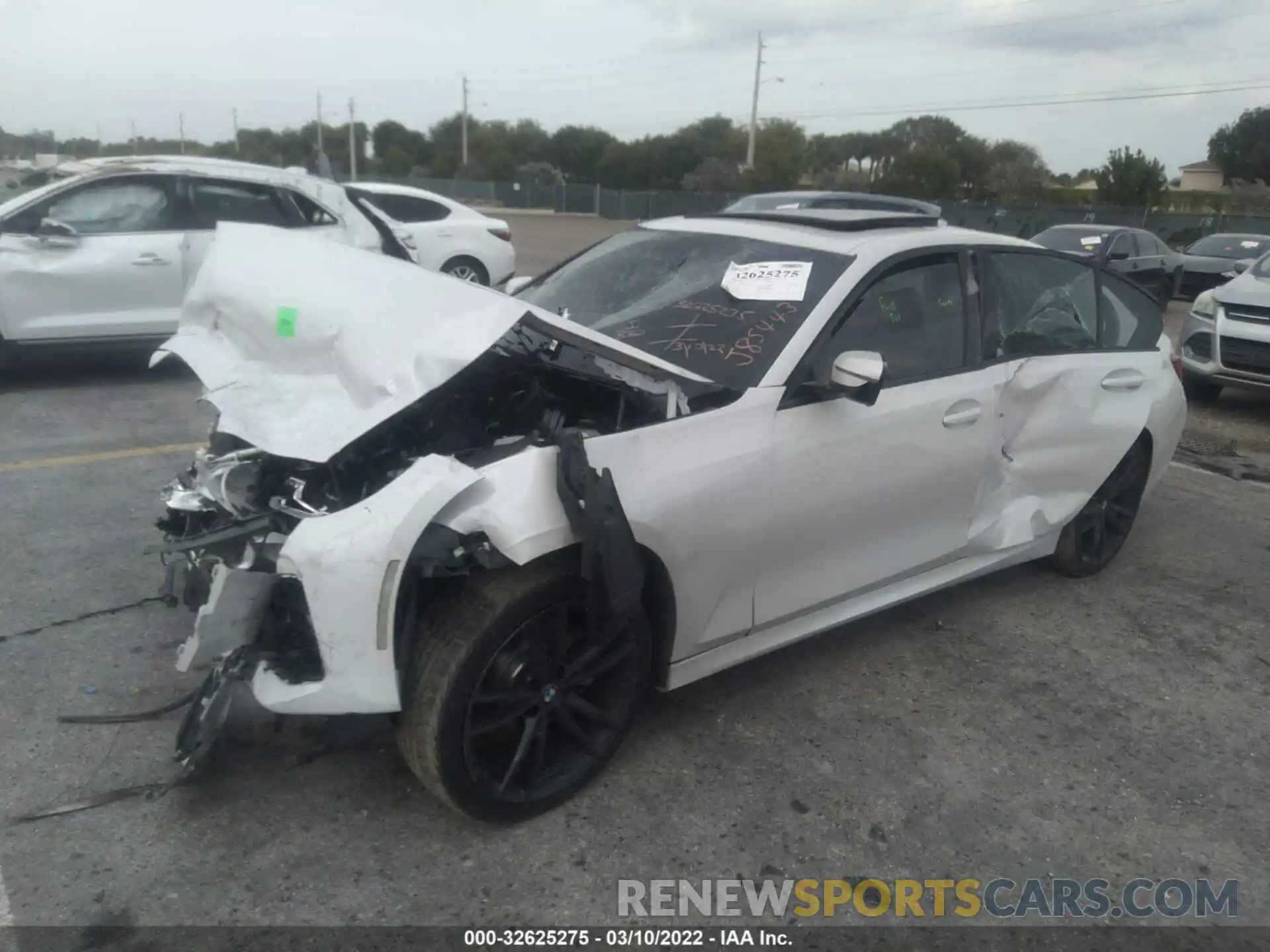 2 Photograph of a damaged car WBA5R7C55KAJ85443 BMW 3 SERIES 2019