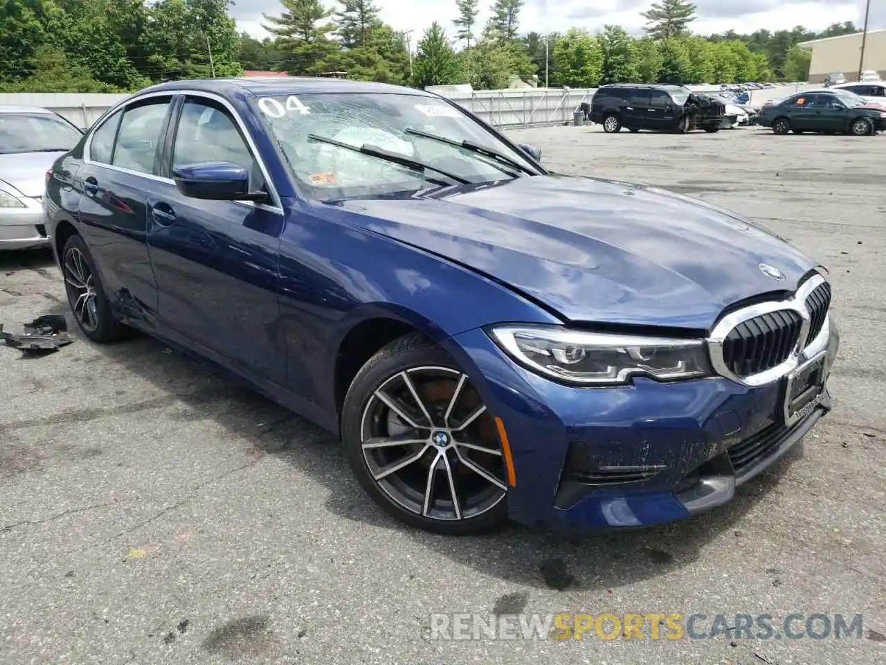 1 Photograph of a damaged car WBA5R7C55KAJ85488 BMW 3 SERIES 2019