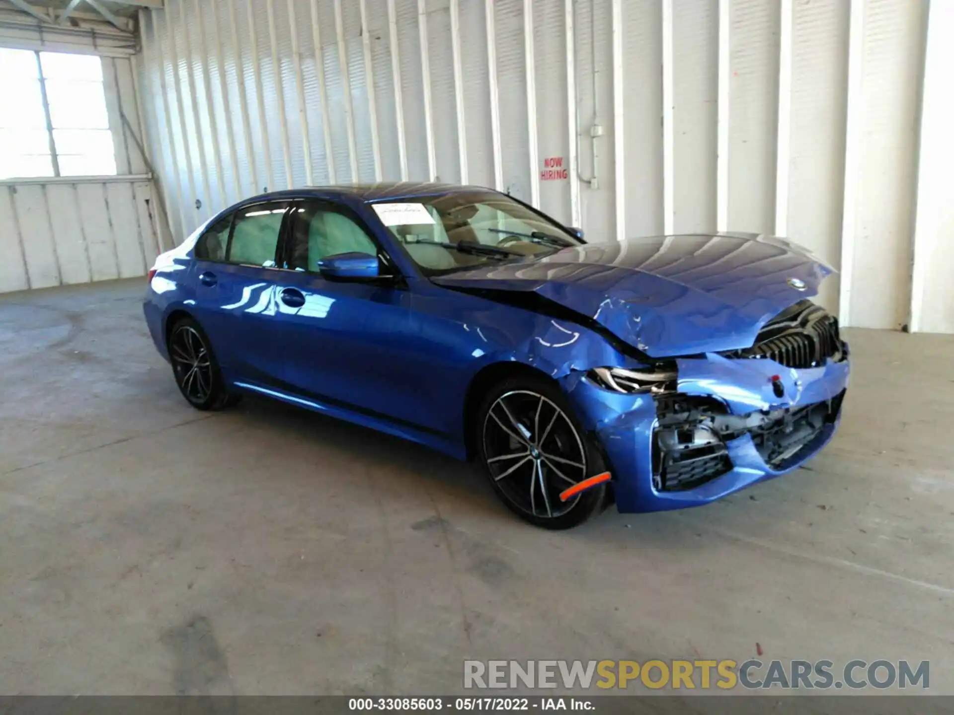 1 Photograph of a damaged car WBA5R7C55KAJ87094 BMW 3 SERIES 2019