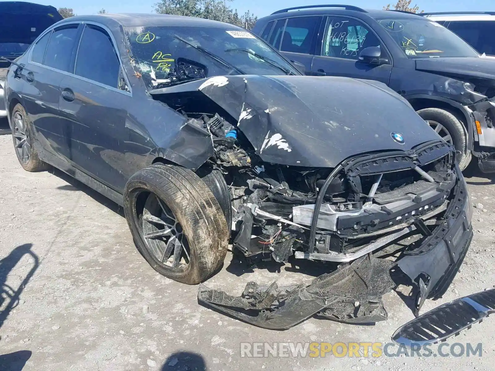 1 Photograph of a damaged car WBA5R7C55KAJ87578 BMW 3 SERIES 2019