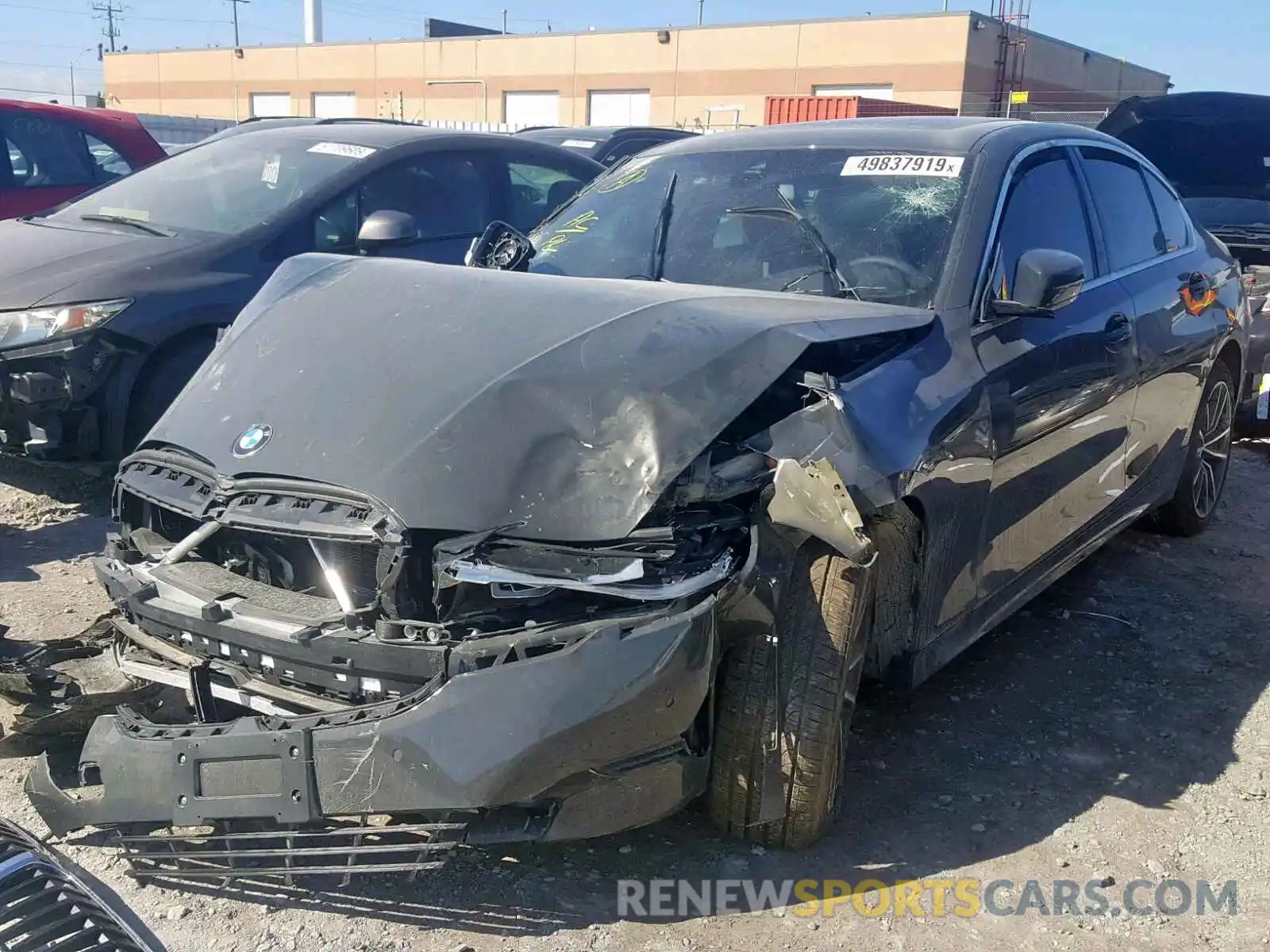 2 Photograph of a damaged car WBA5R7C55KAJ87578 BMW 3 SERIES 2019