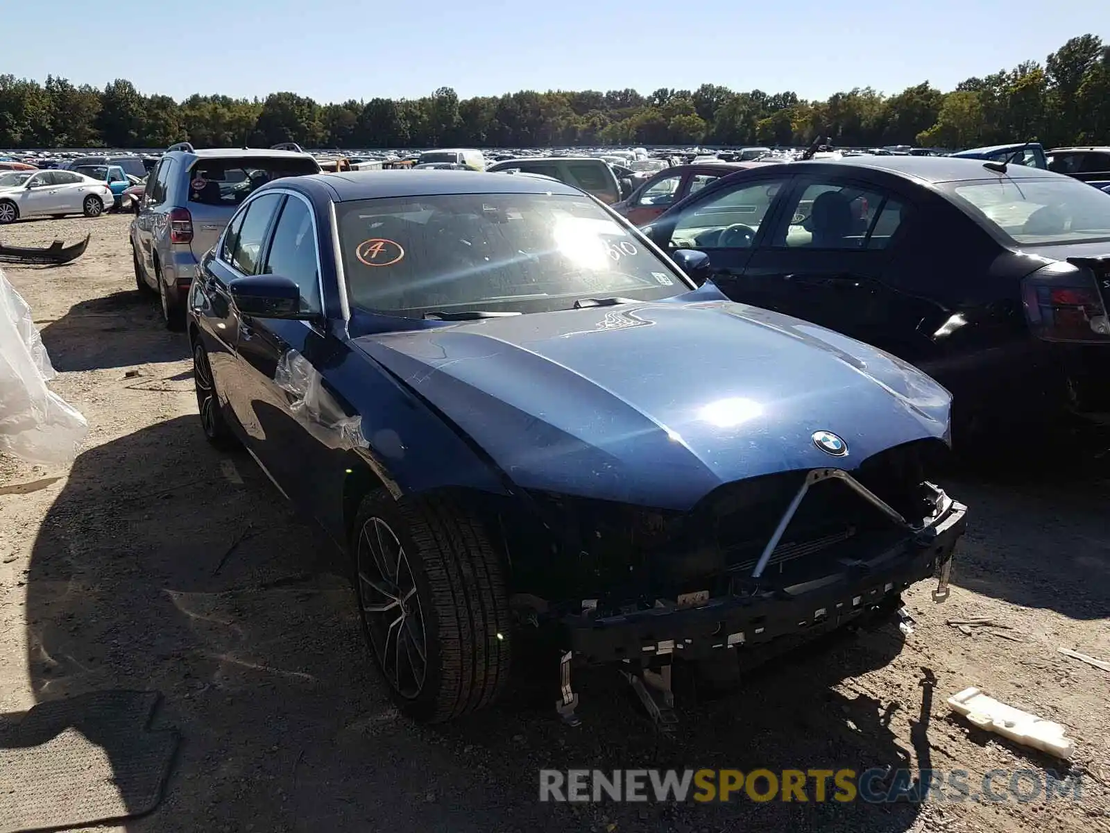 1 Photograph of a damaged car WBA5R7C55KFH16470 BMW 3 SERIES 2019