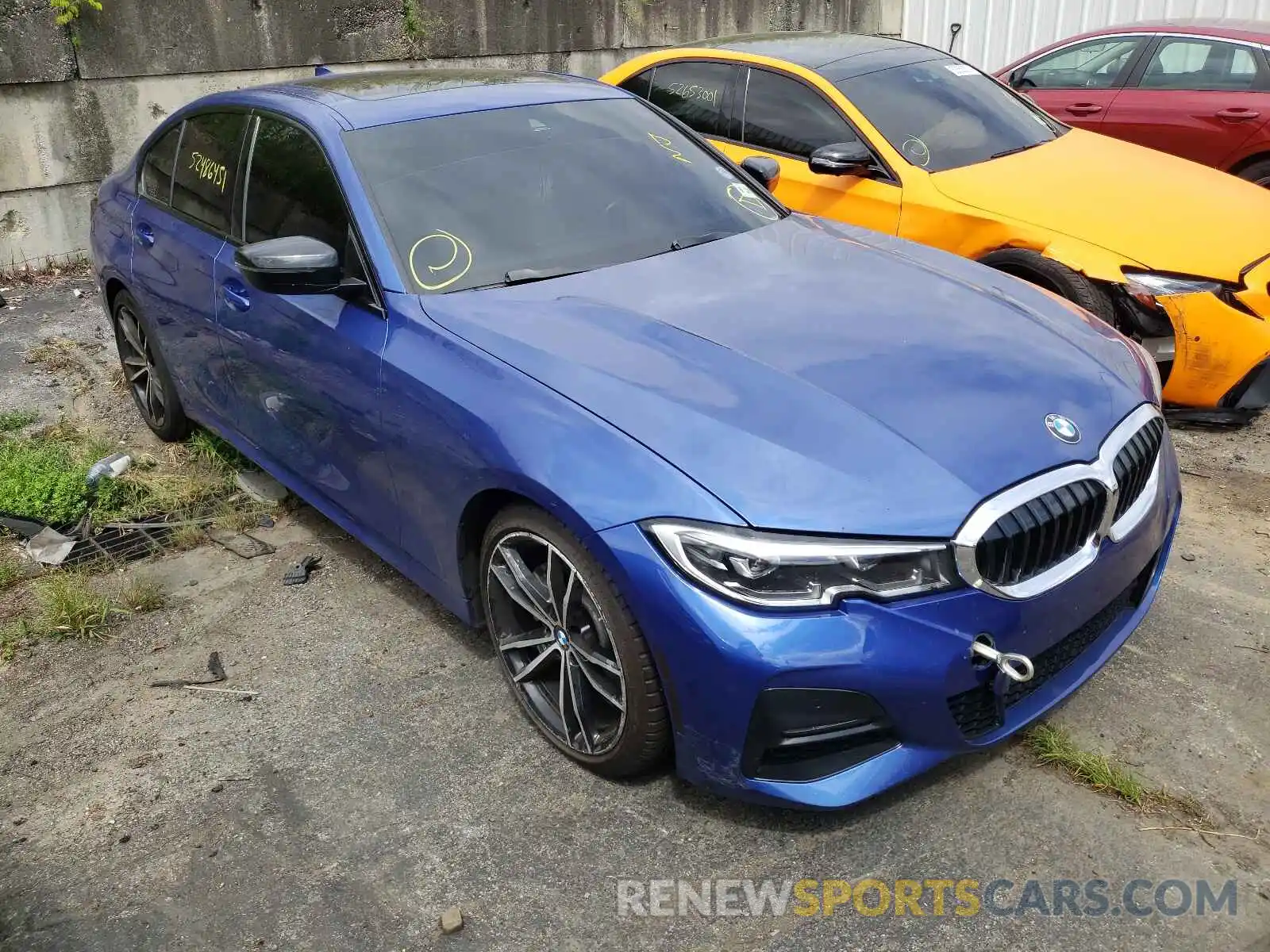 1 Photograph of a damaged car WBA5R7C55KFH23788 BMW 3 SERIES 2019