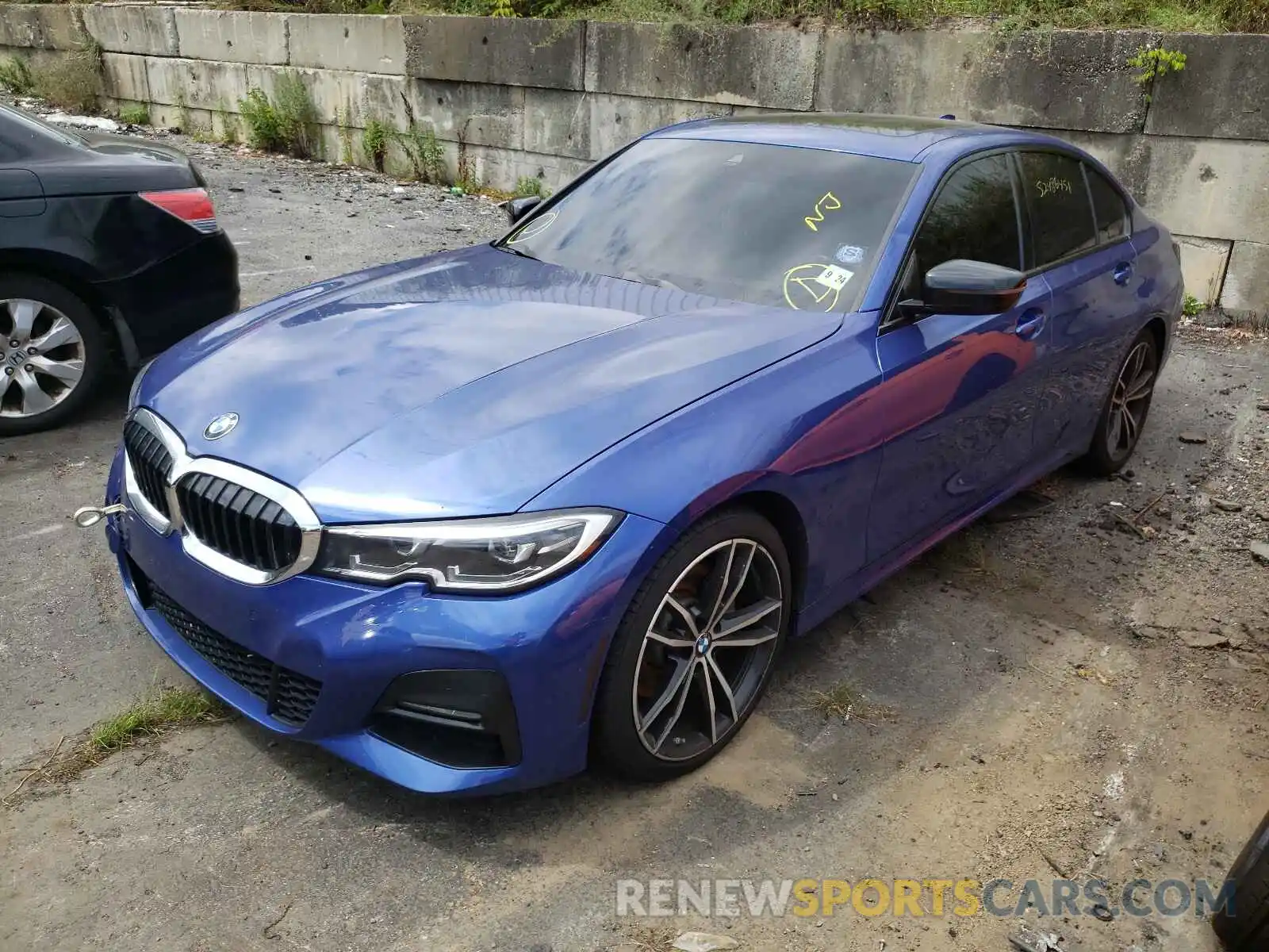 2 Фотография поврежденного автомобиля WBA5R7C55KFH23788 BMW 3 SERIES 2019