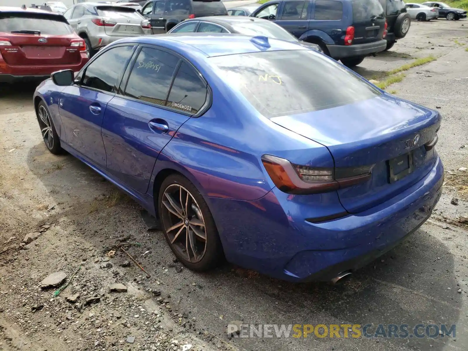 3 Photograph of a damaged car WBA5R7C55KFH23788 BMW 3 SERIES 2019