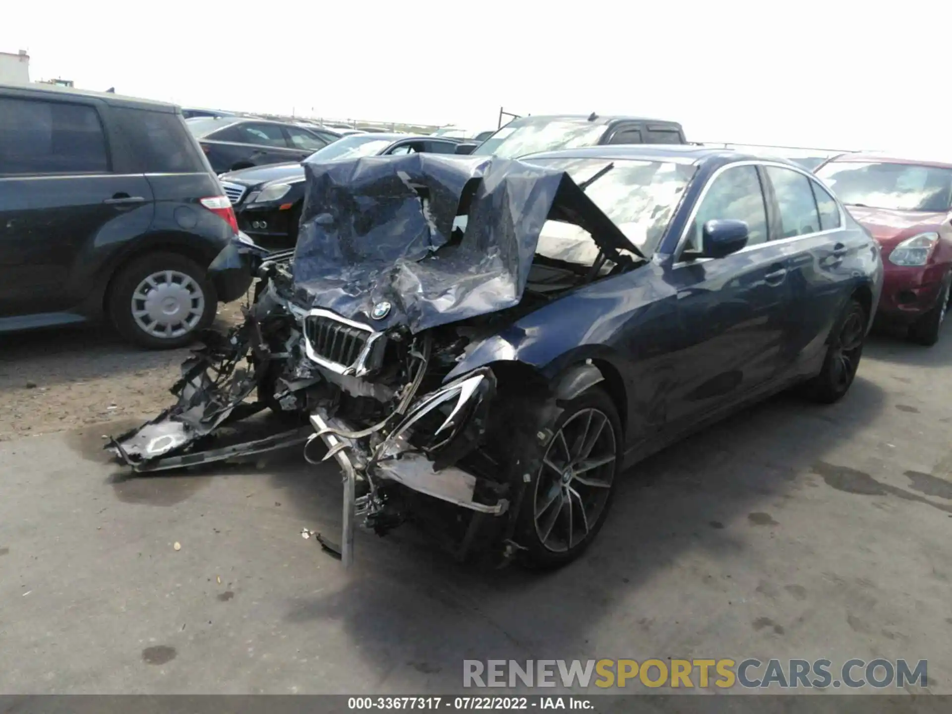 2 Photograph of a damaged car WBA5R7C55KFH28893 BMW 3 SERIES 2019