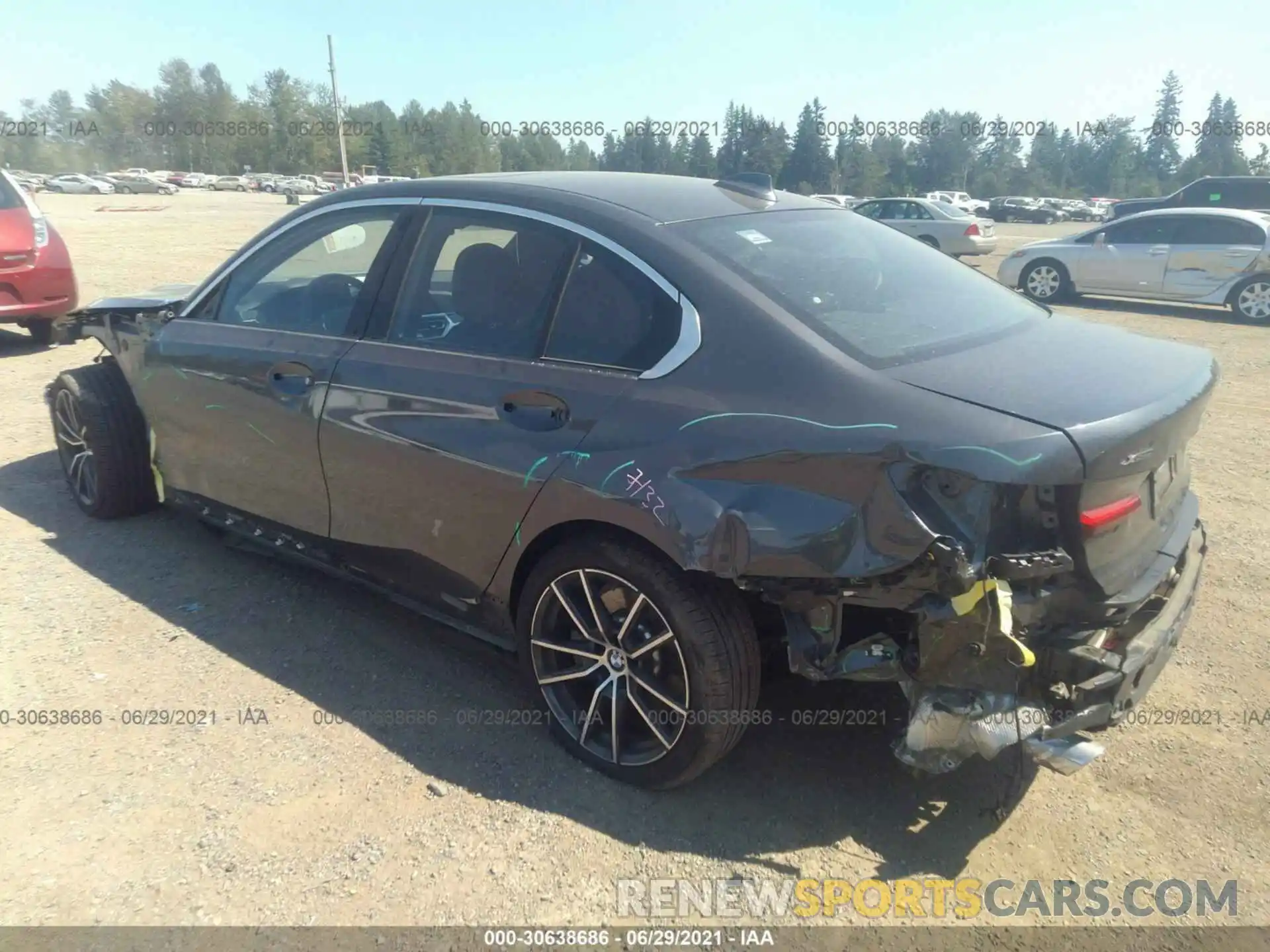 3 Photograph of a damaged car WBA5R7C55KFH32135 BMW 3 SERIES 2019