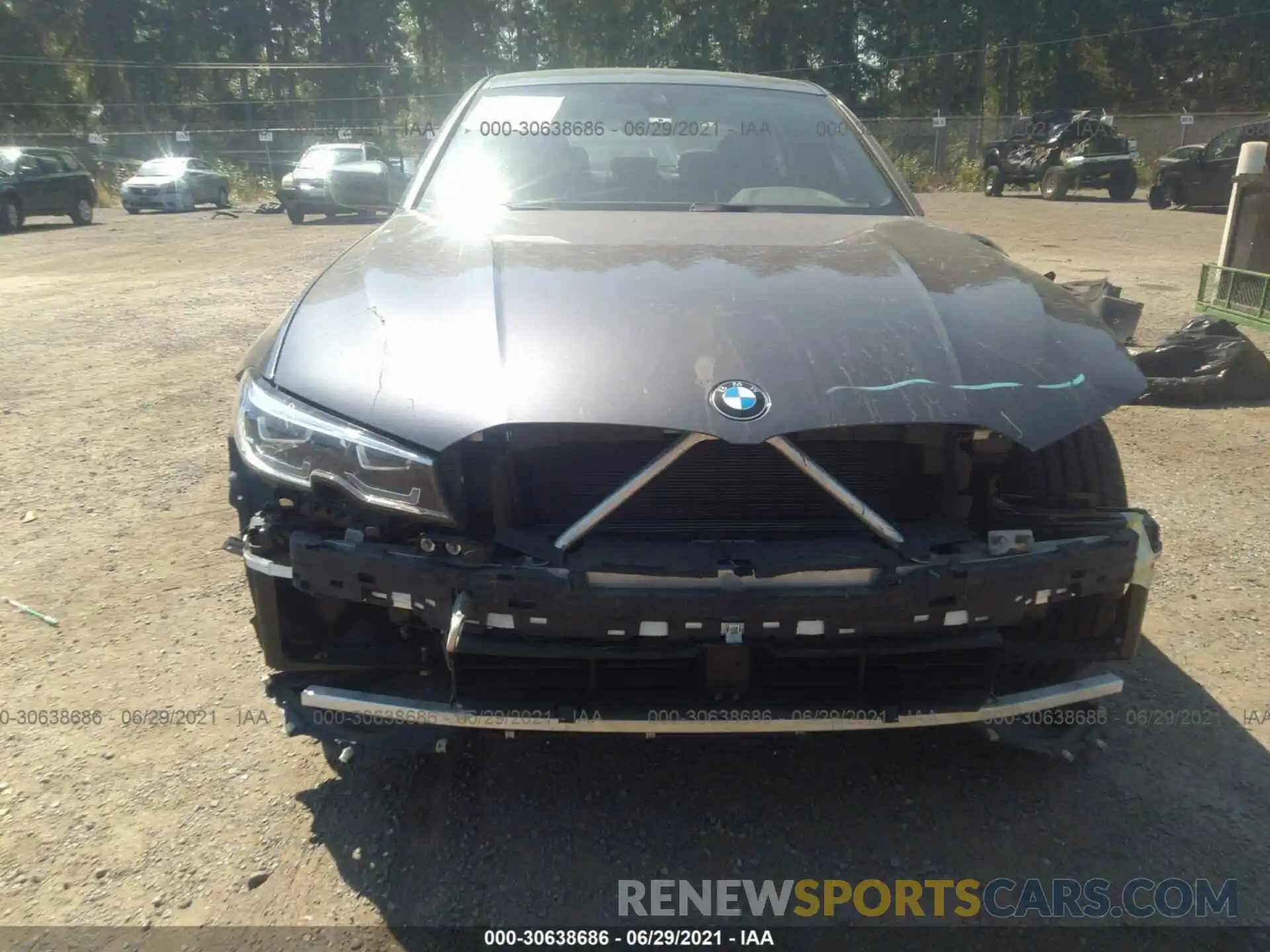 6 Photograph of a damaged car WBA5R7C55KFH32135 BMW 3 SERIES 2019