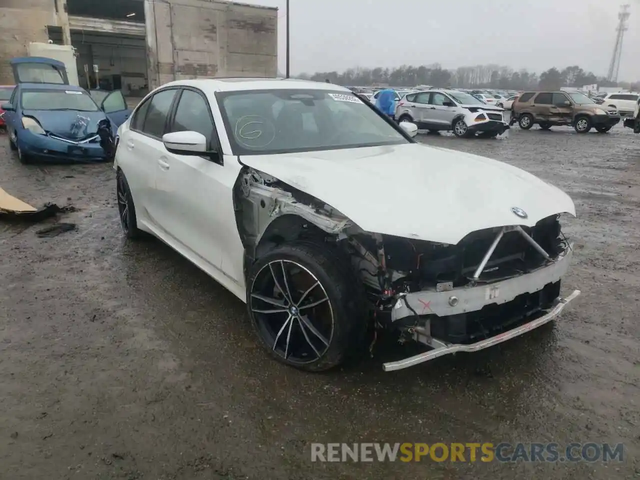 1 Photograph of a damaged car WBA5R7C56KAJ81028 BMW 3 SERIES 2019