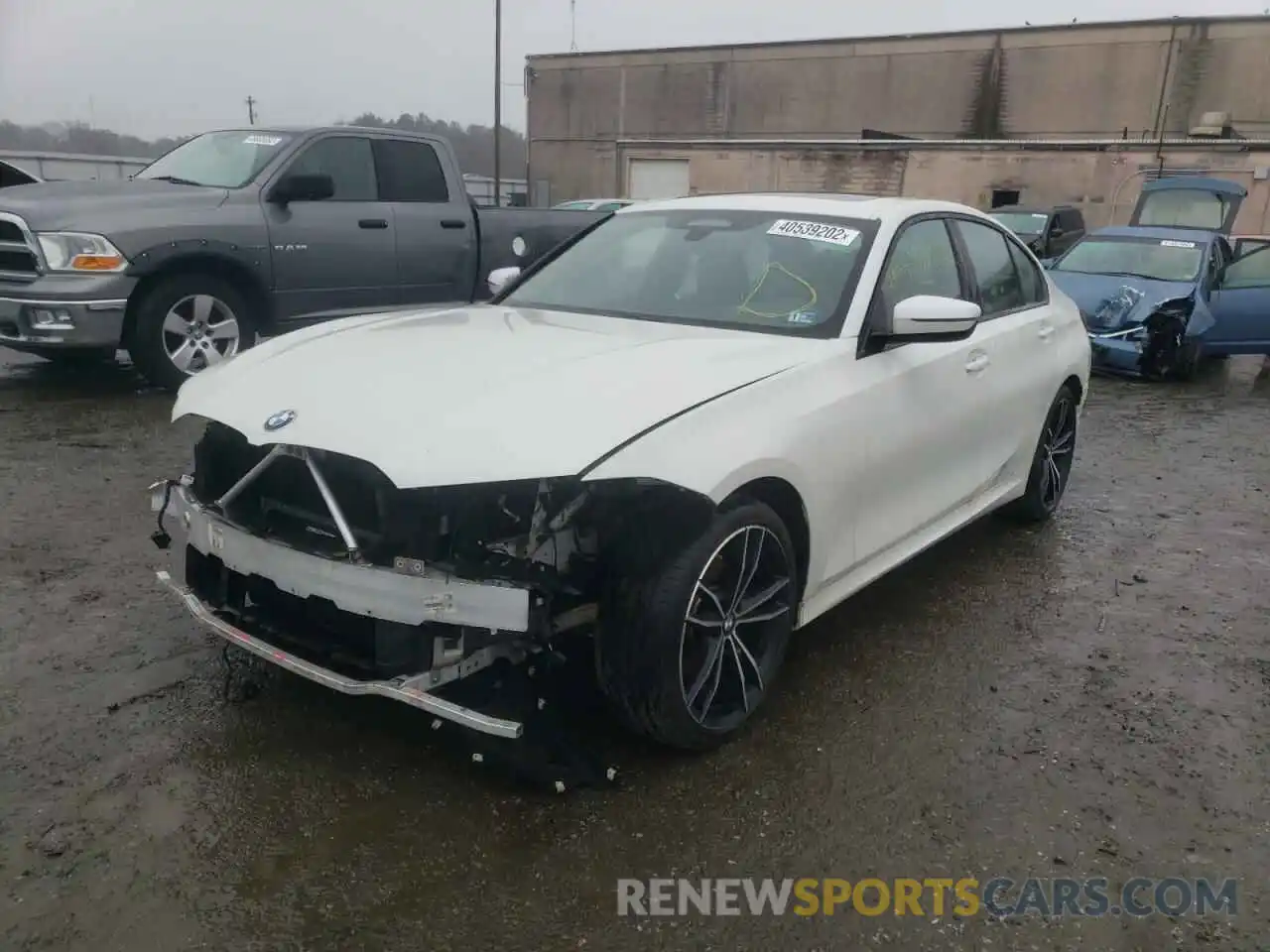 2 Photograph of a damaged car WBA5R7C56KAJ81028 BMW 3 SERIES 2019