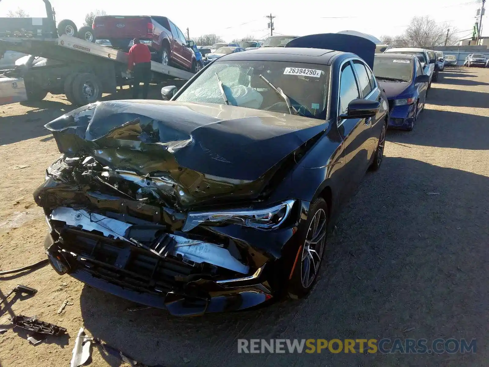 2 Photograph of a damaged car WBA5R7C56KAJ82602 BMW 3 SERIES 2019