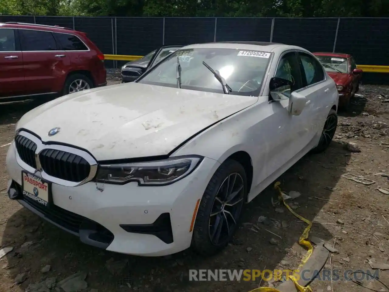 2 Photograph of a damaged car WBA5R7C56KAJ85385 BMW 3 SERIES 2019