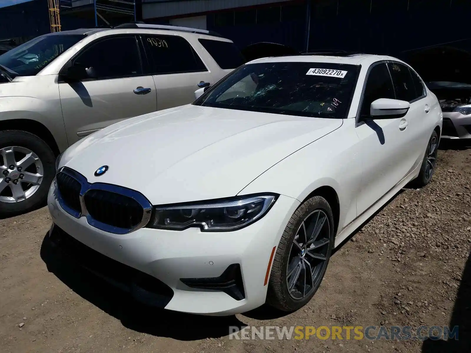 2 Photograph of a damaged car WBA5R7C56KFH00424 BMW 3 SERIES 2019