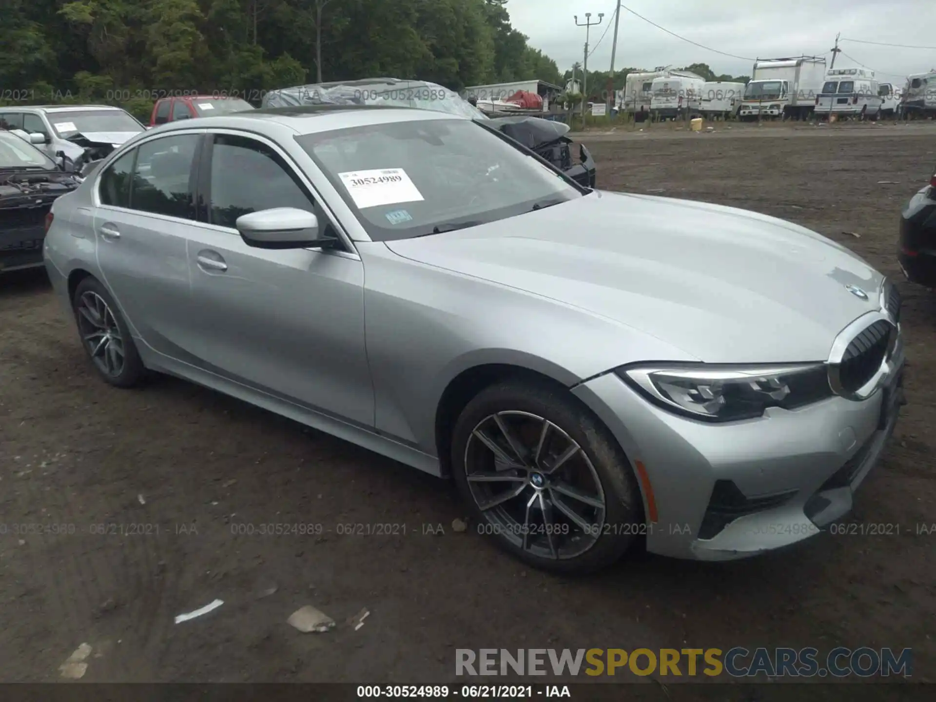 1 Photograph of a damaged car WBA5R7C56KFH03033 BMW 3 SERIES 2019