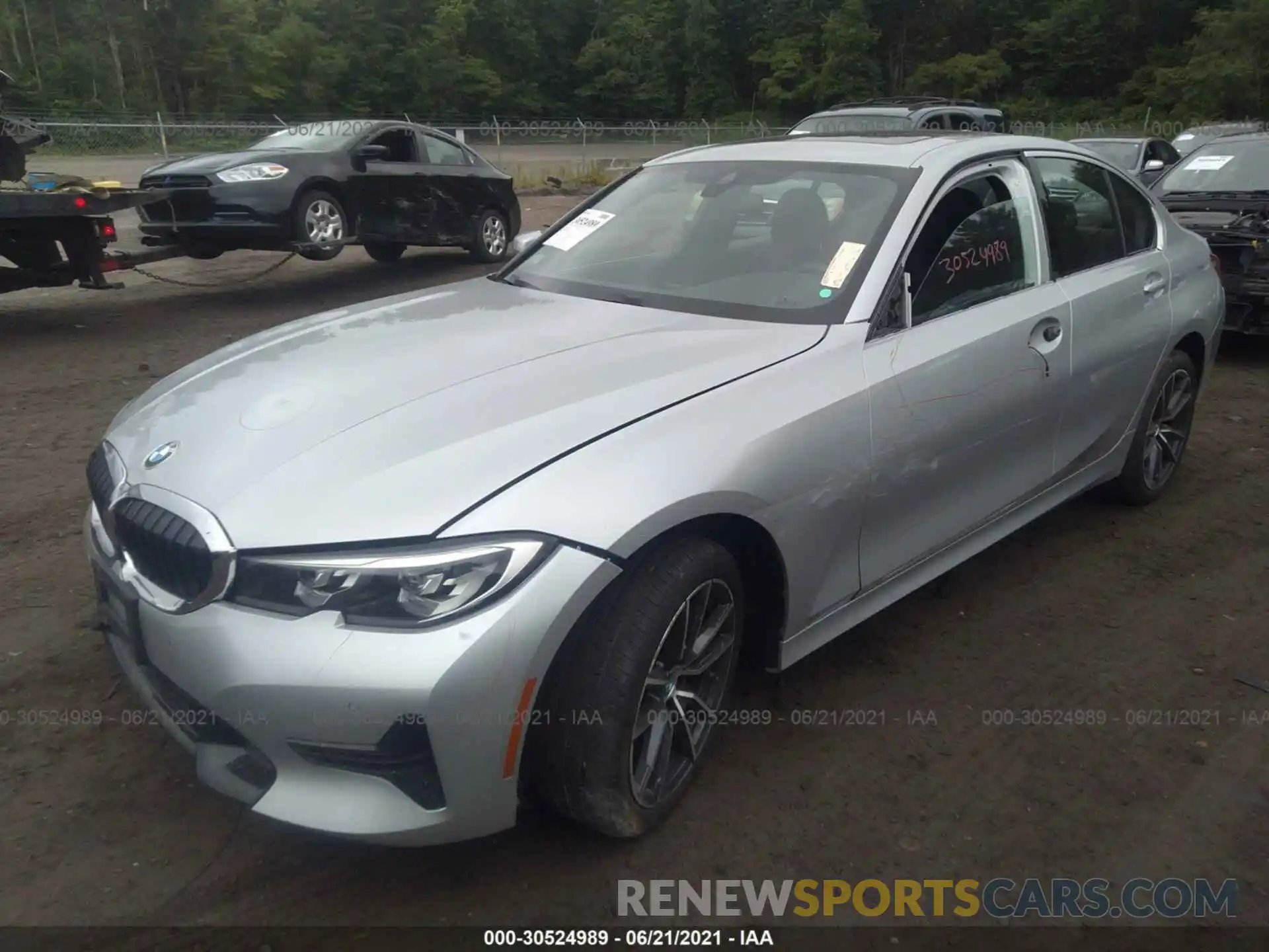 2 Photograph of a damaged car WBA5R7C56KFH03033 BMW 3 SERIES 2019