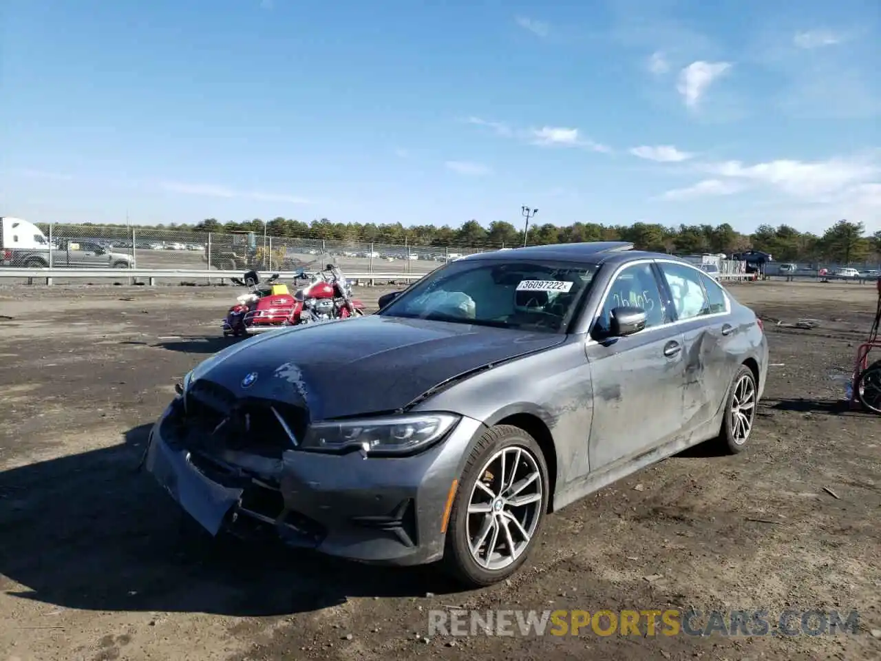 2 Photograph of a damaged car WBA5R7C56KFH28434 BMW 3 SERIES 2019