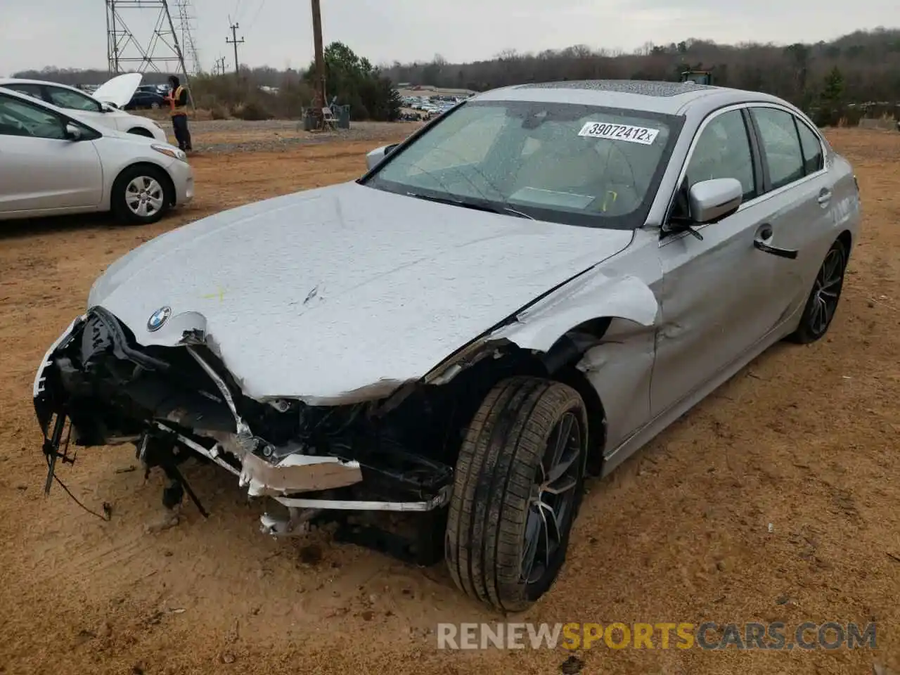 2 Photograph of a damaged car WBA5R7C57KAJ78977 BMW 3 SERIES 2019