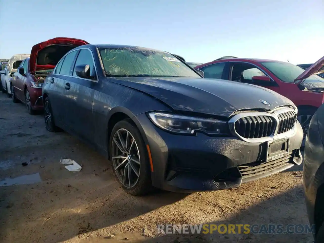 1 Photograph of a damaged car WBA5R7C57KAJ79367 BMW 3 SERIES 2019