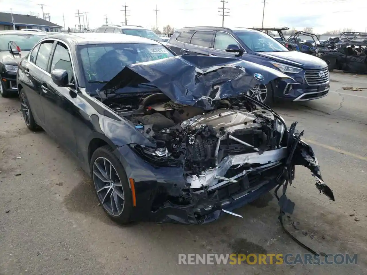 1 Photograph of a damaged car WBA5R7C57KAJ79546 BMW 3 SERIES 2019