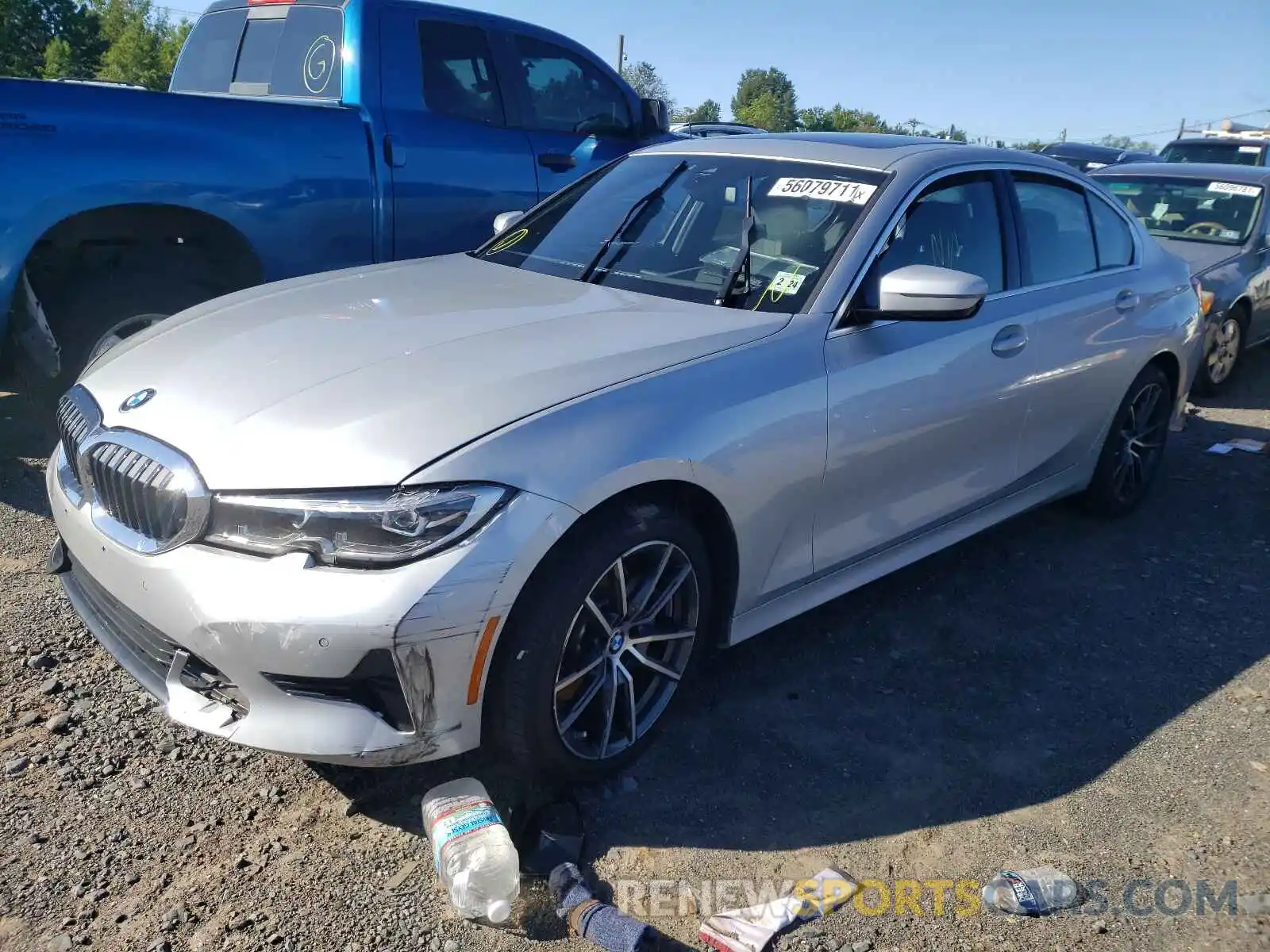 2 Photograph of a damaged car WBA5R7C57KAJ79675 BMW 3 SERIES 2019