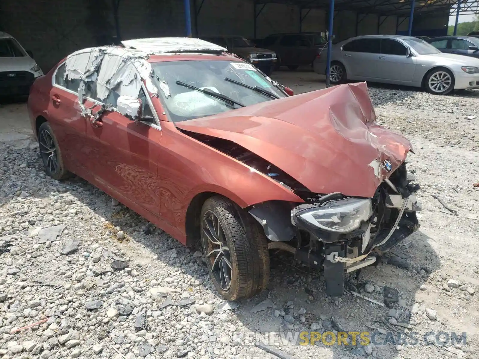 1 Photograph of a damaged car WBA5R7C57KAJ79871 BMW 3 SERIES 2019