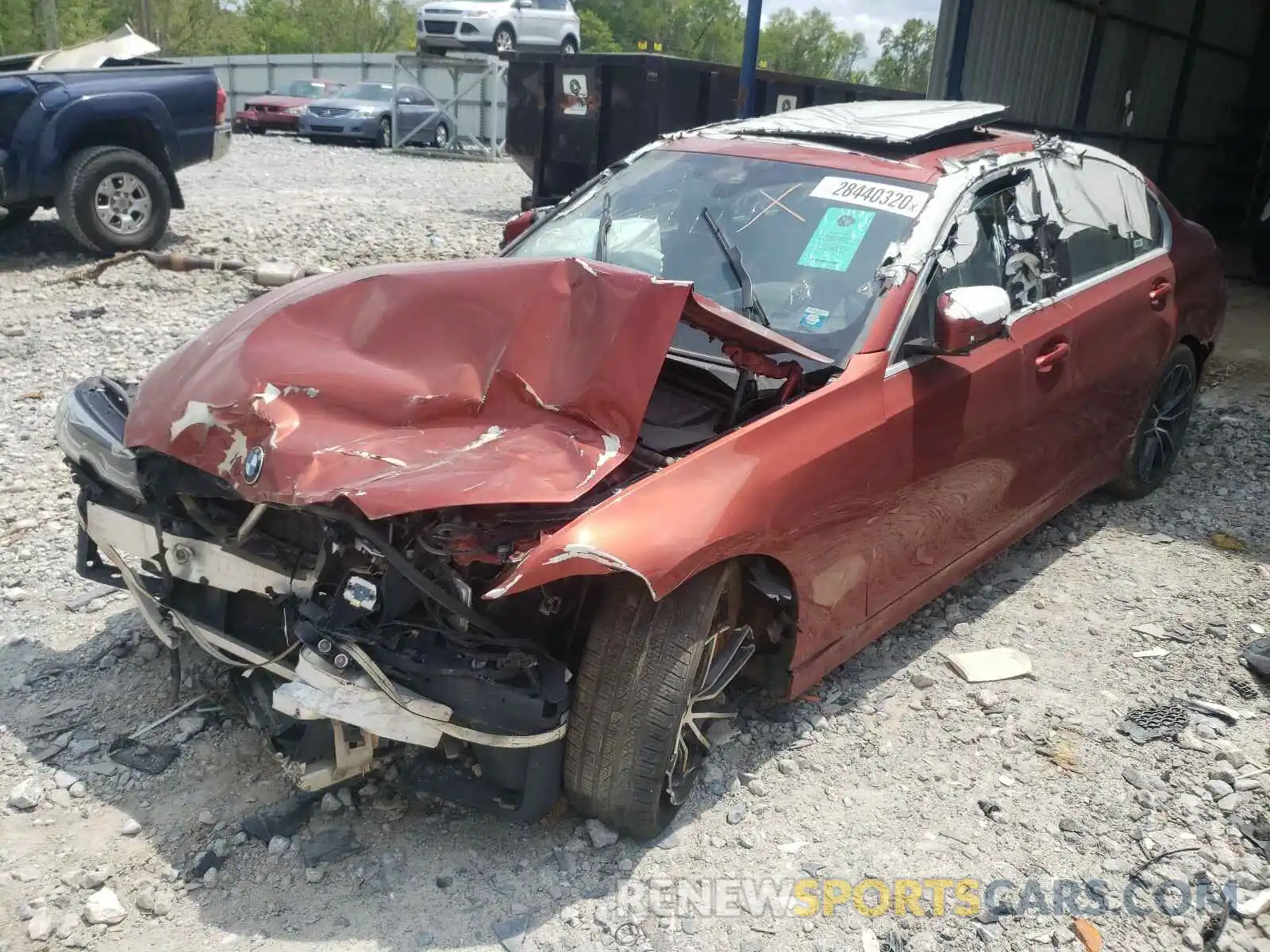 2 Photograph of a damaged car WBA5R7C57KAJ79871 BMW 3 SERIES 2019