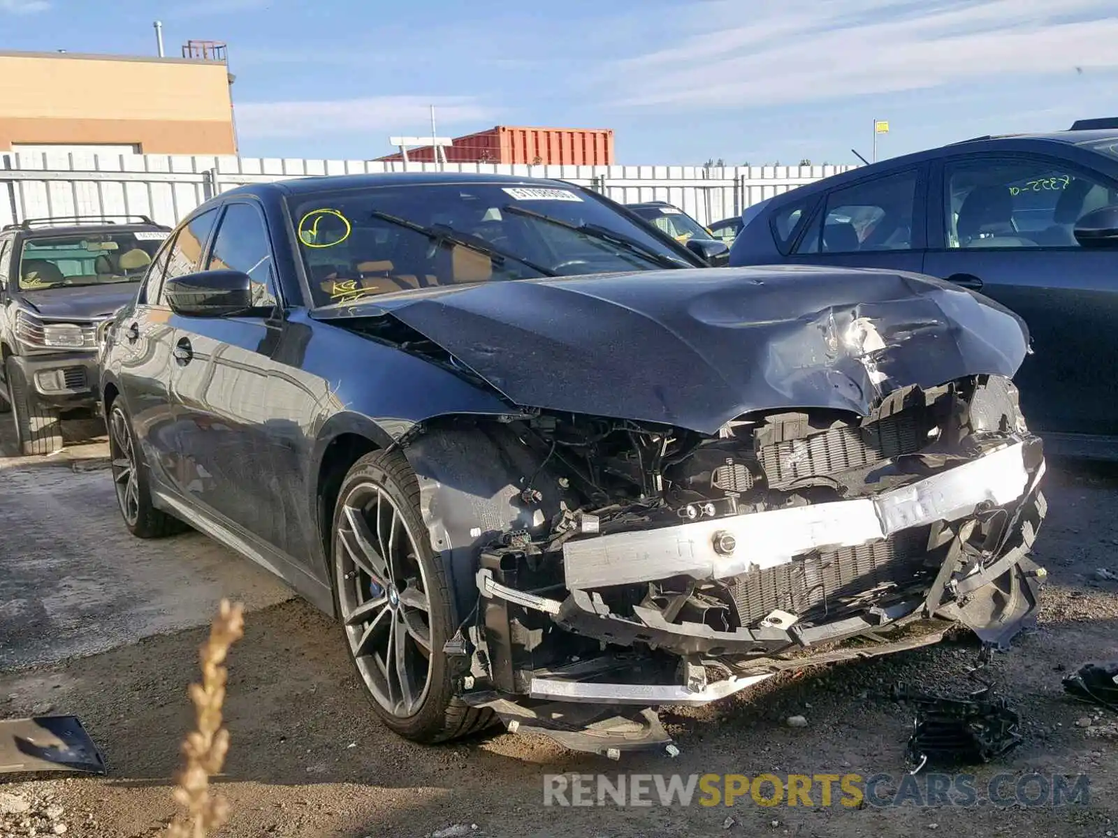 1 Фотография поврежденного автомобиля WBA5R7C57KAJ80096 BMW 3 SERIES 2019