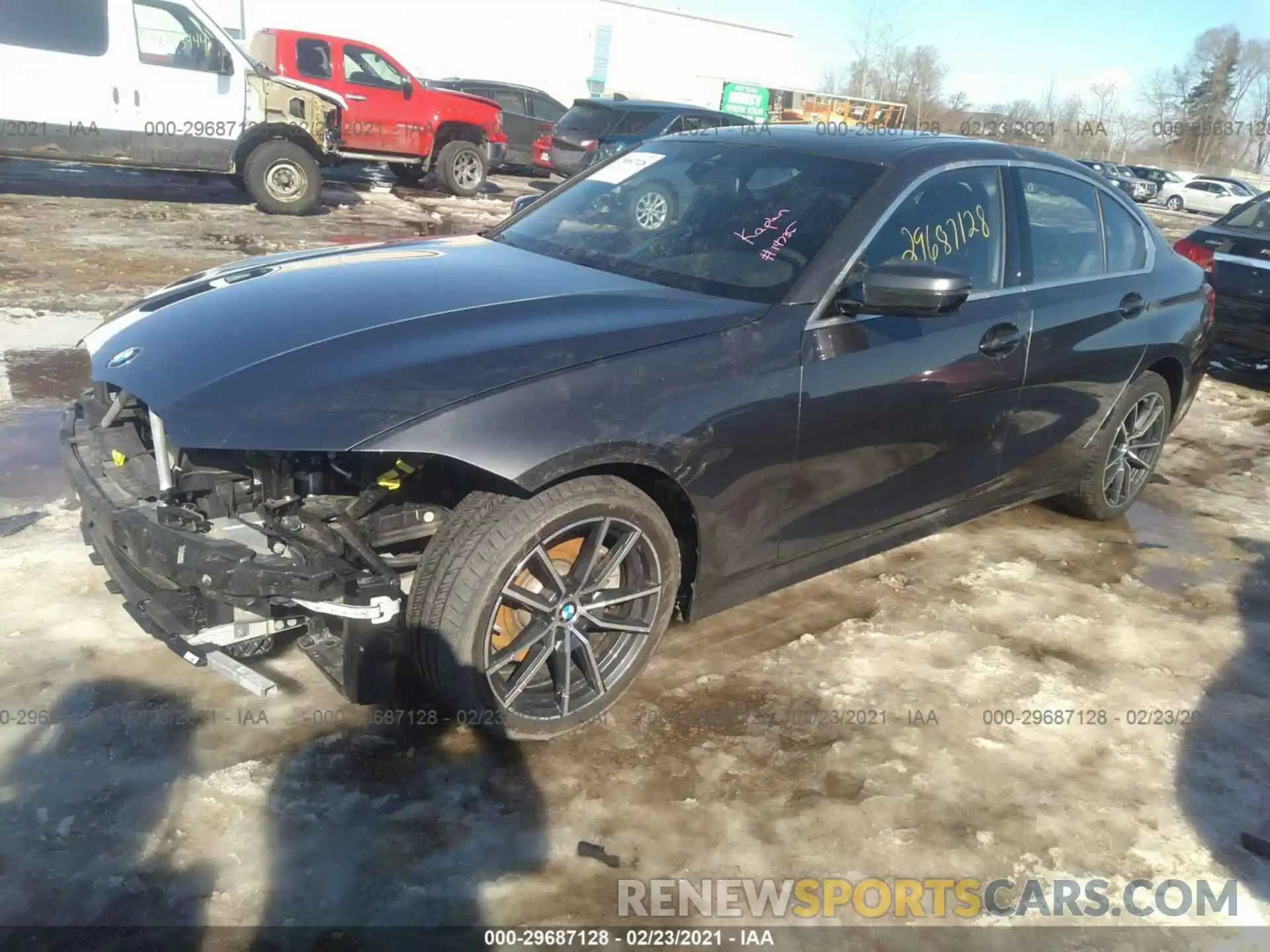 2 Photograph of a damaged car WBA5R7C57KAJ80275 BMW 3 SERIES 2019