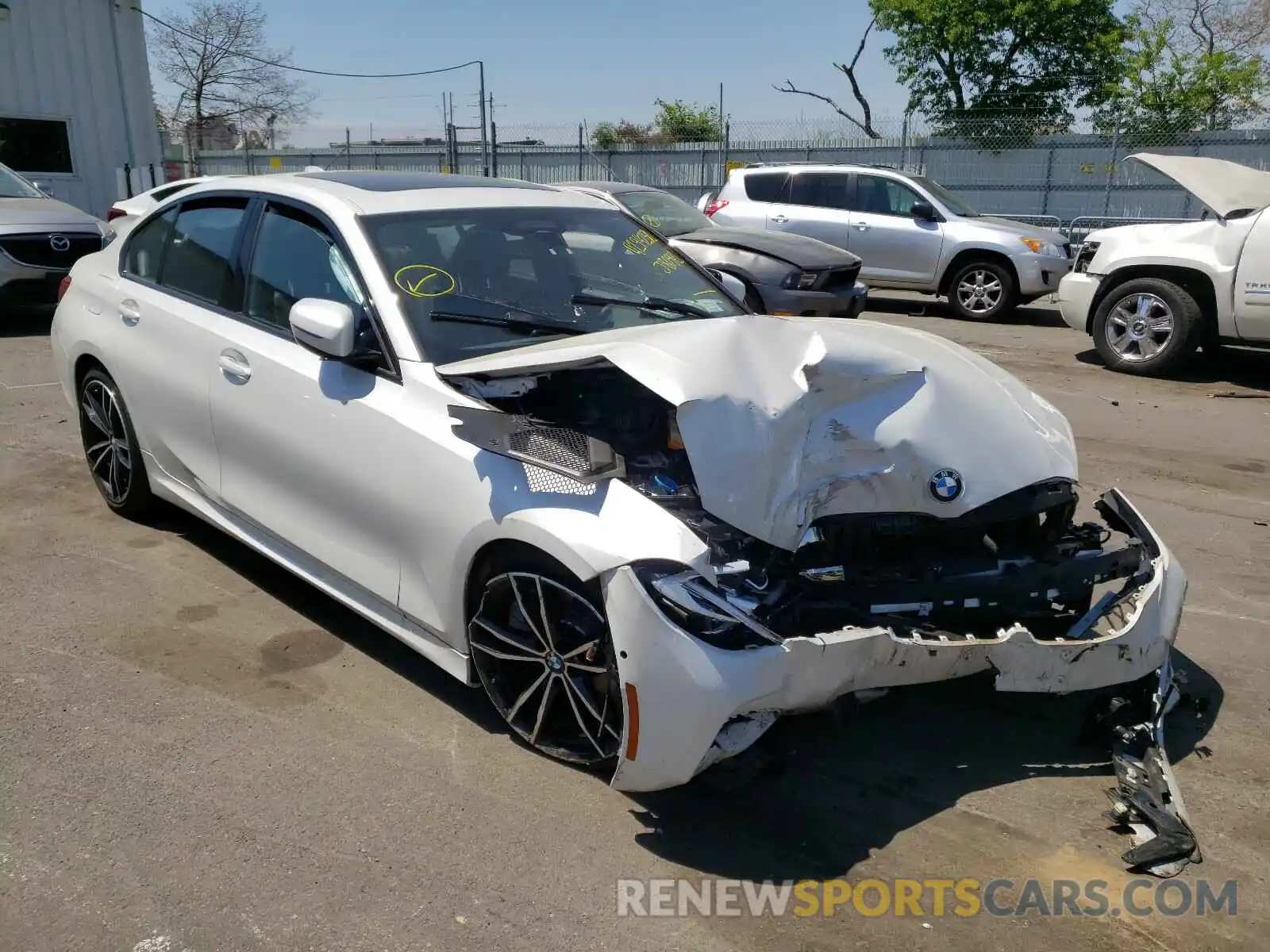 1 Photograph of a damaged car WBA5R7C57KAJ80941 BMW 3 SERIES 2019