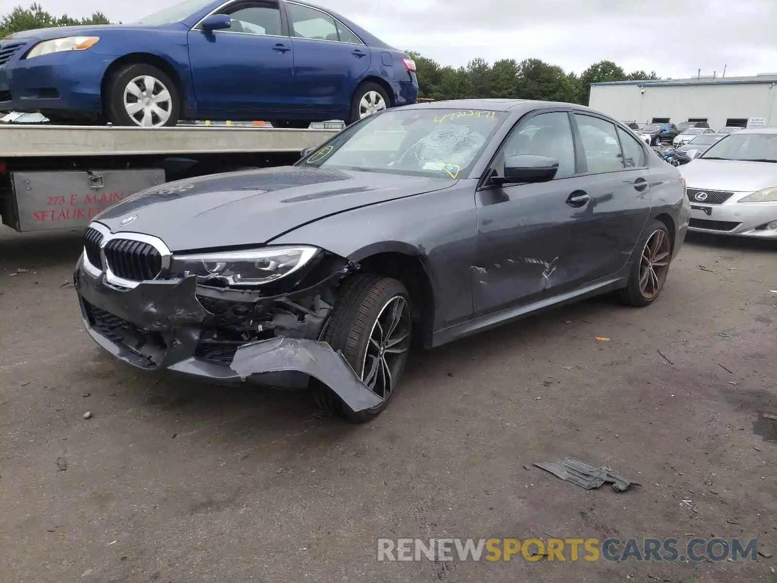 2 Photograph of a damaged car WBA5R7C57KAJ84195 BMW 3 SERIES 2019