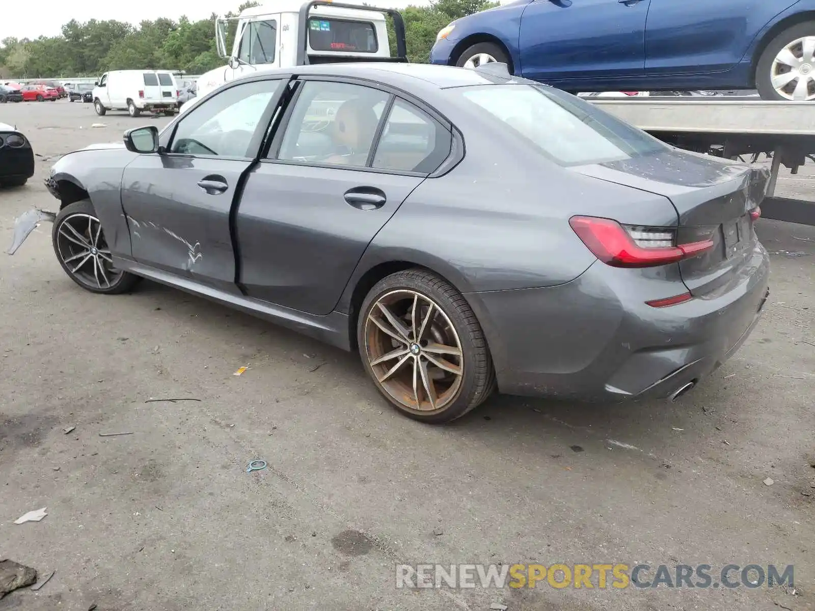 3 Фотография поврежденного автомобиля WBA5R7C57KAJ84195 BMW 3 SERIES 2019