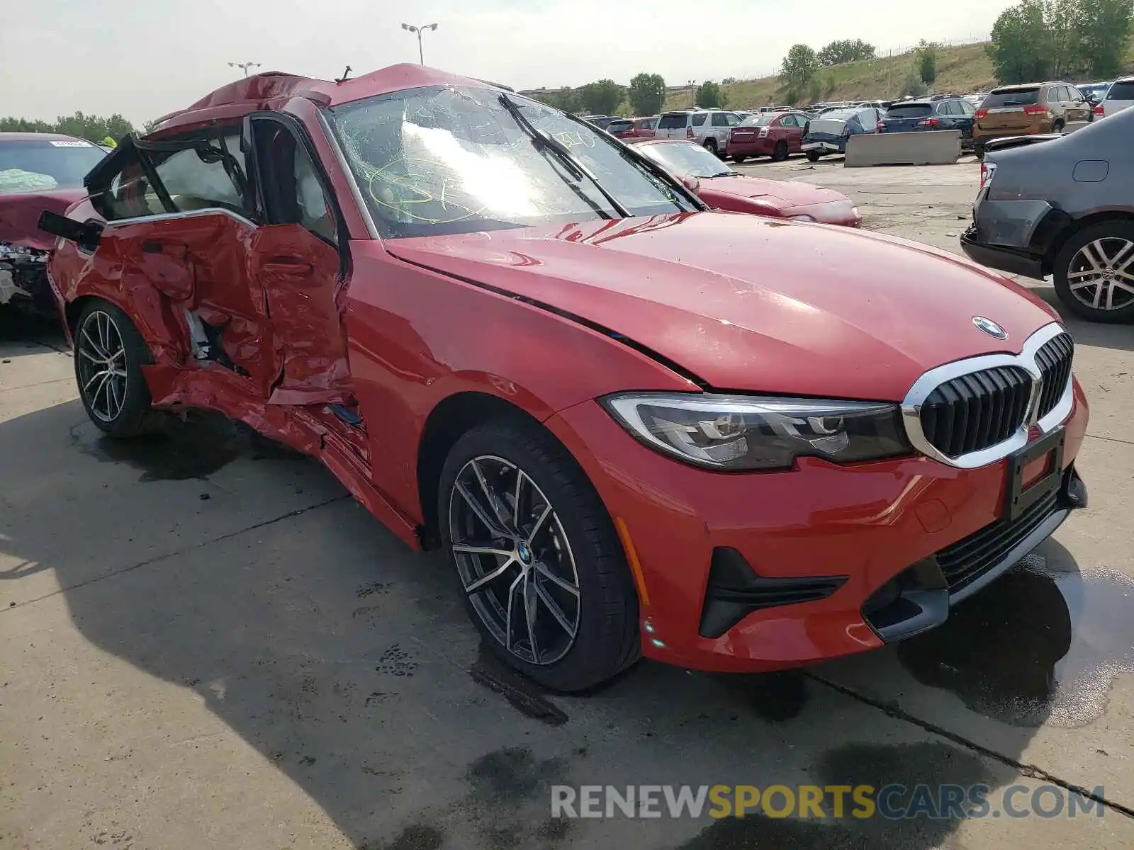 1 Photograph of a damaged car WBA5R7C57KAJ85508 BMW 3 SERIES 2019