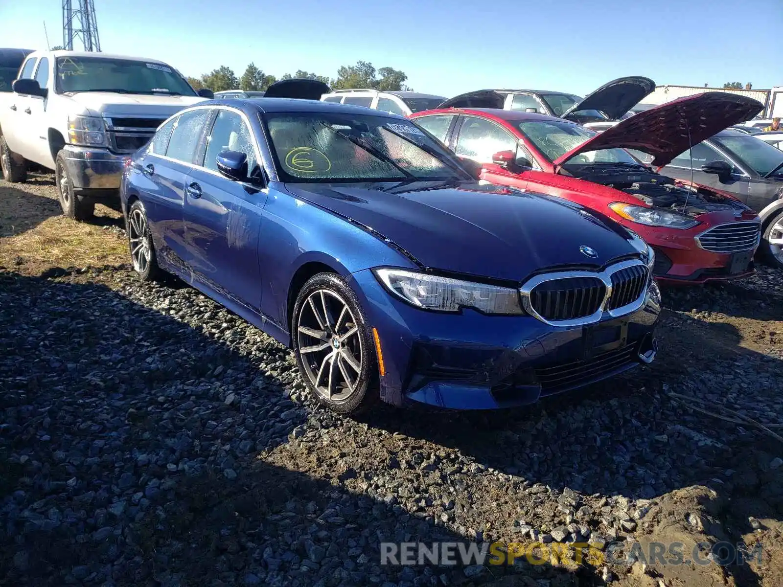 1 Photograph of a damaged car WBA5R7C57KFH05356 BMW 3 SERIES 2019