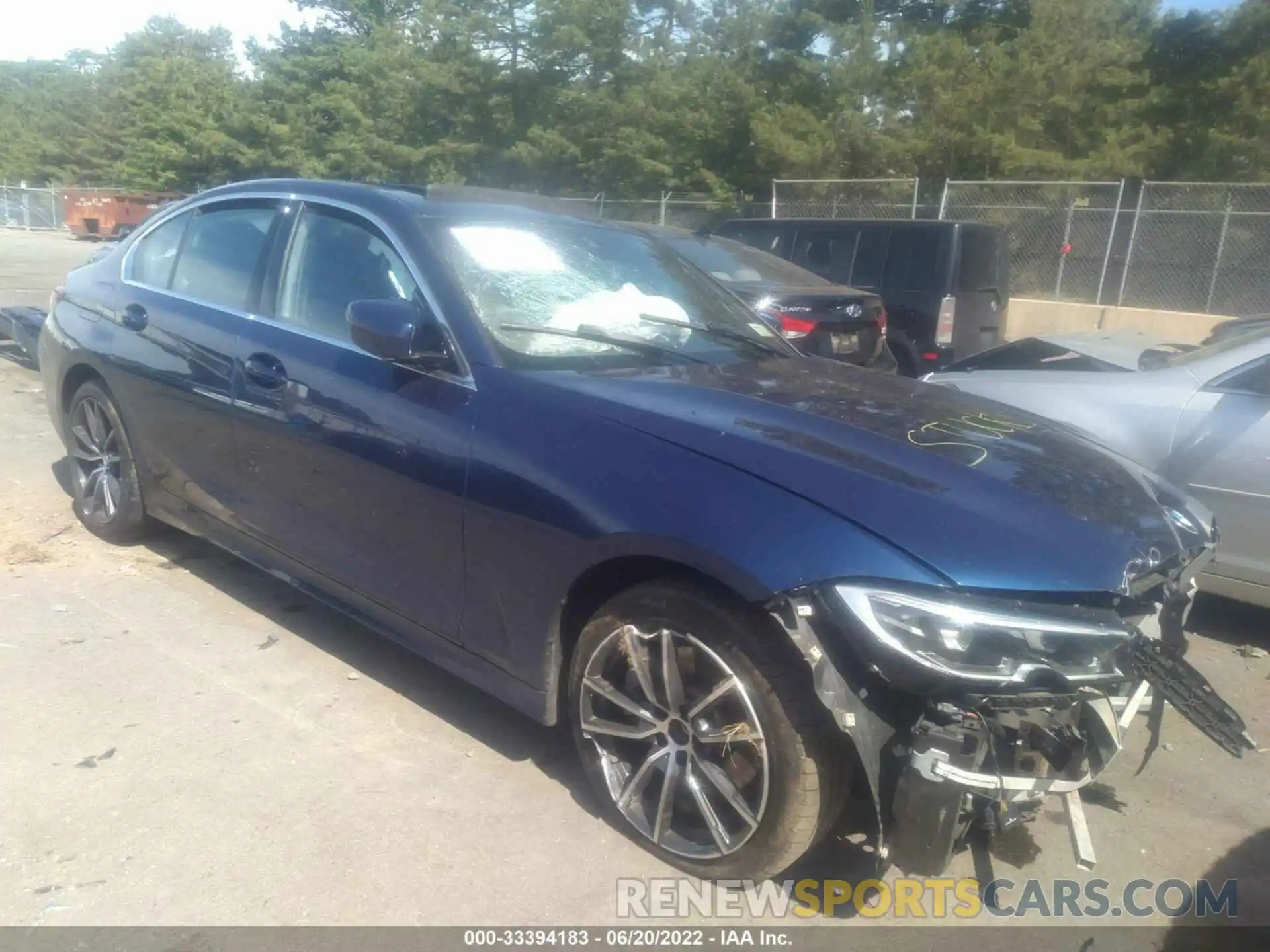 1 Photograph of a damaged car WBA5R7C57KFH15241 BMW 3 SERIES 2019