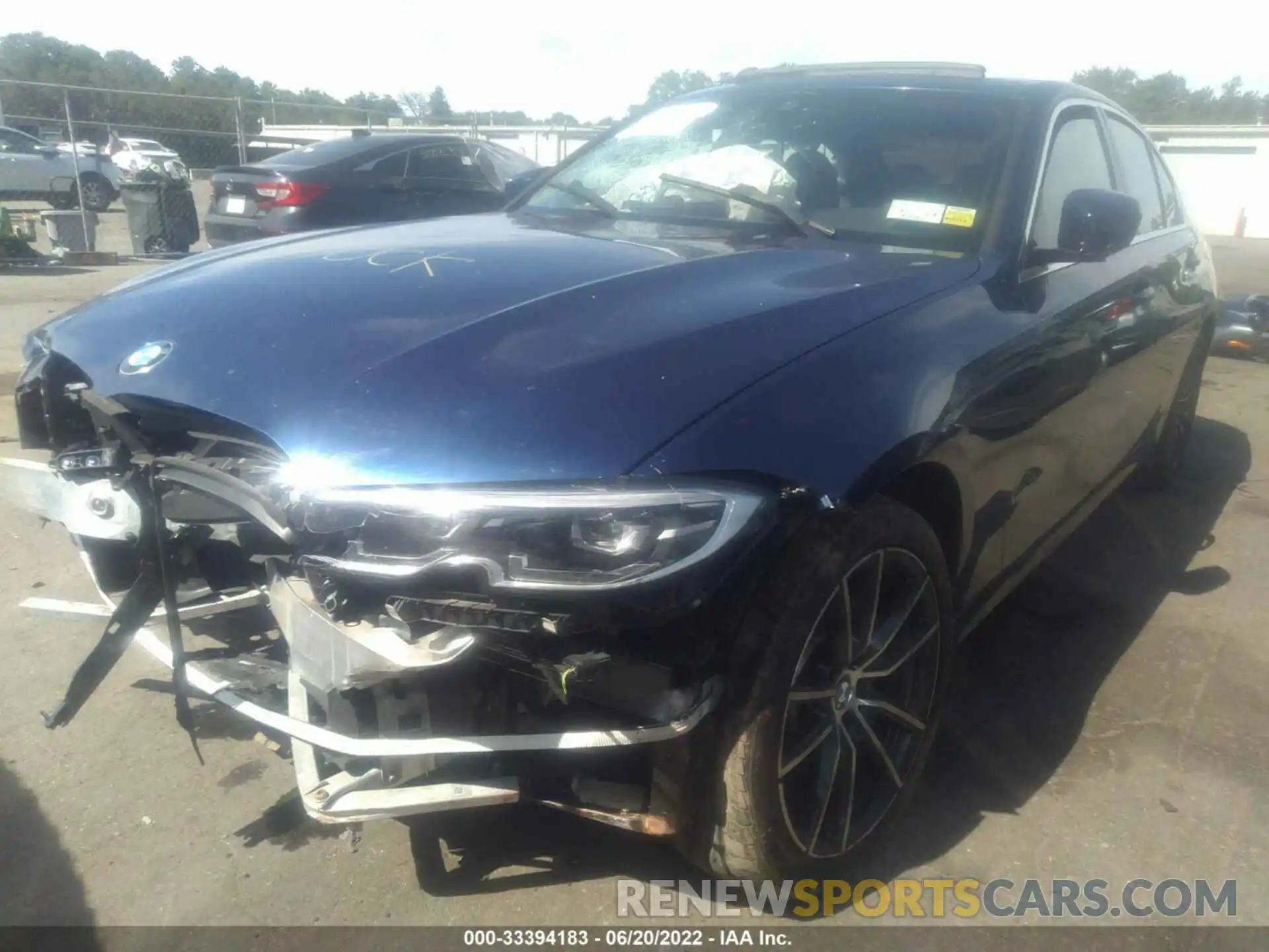 2 Photograph of a damaged car WBA5R7C57KFH15241 BMW 3 SERIES 2019